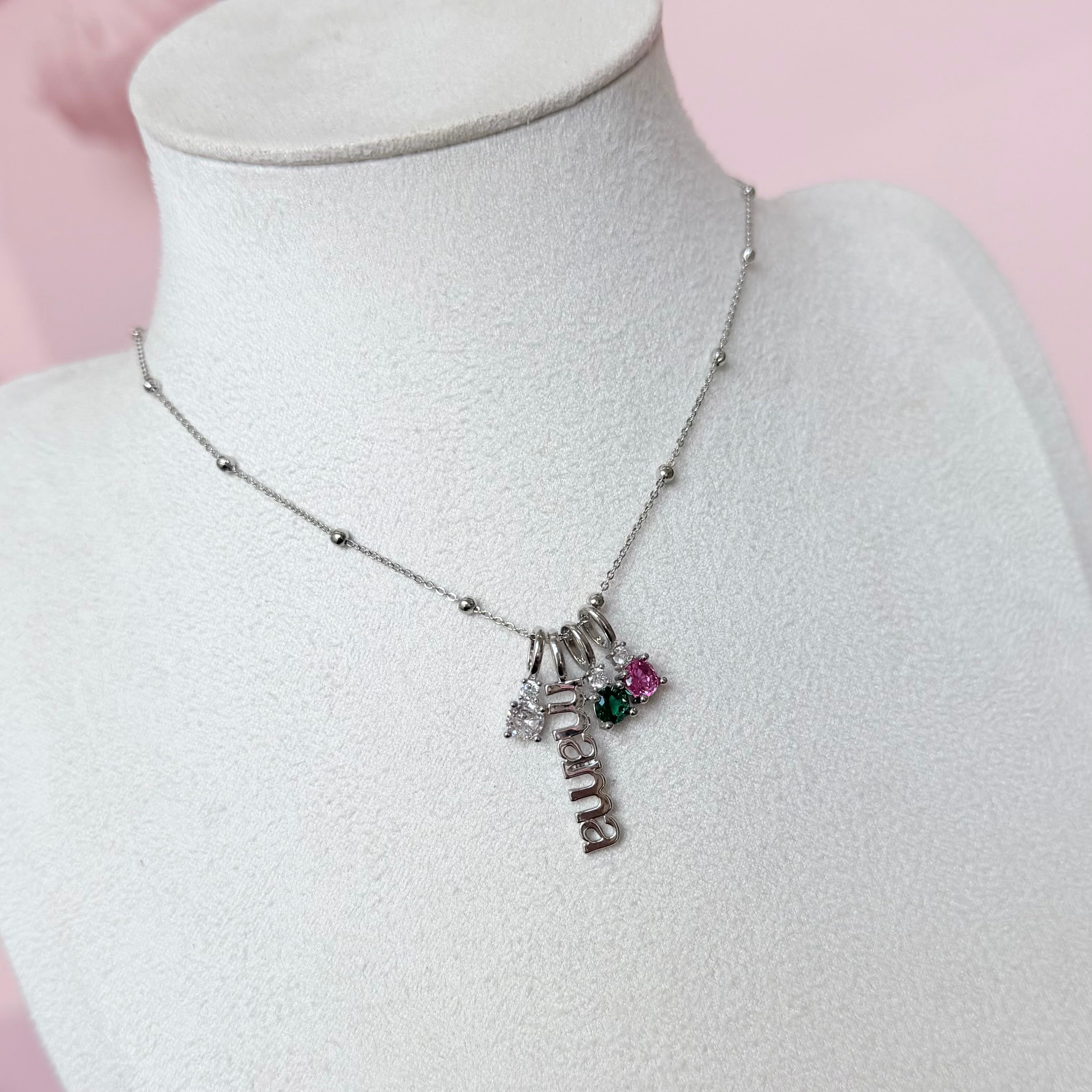 Mama Birthstone Necklace