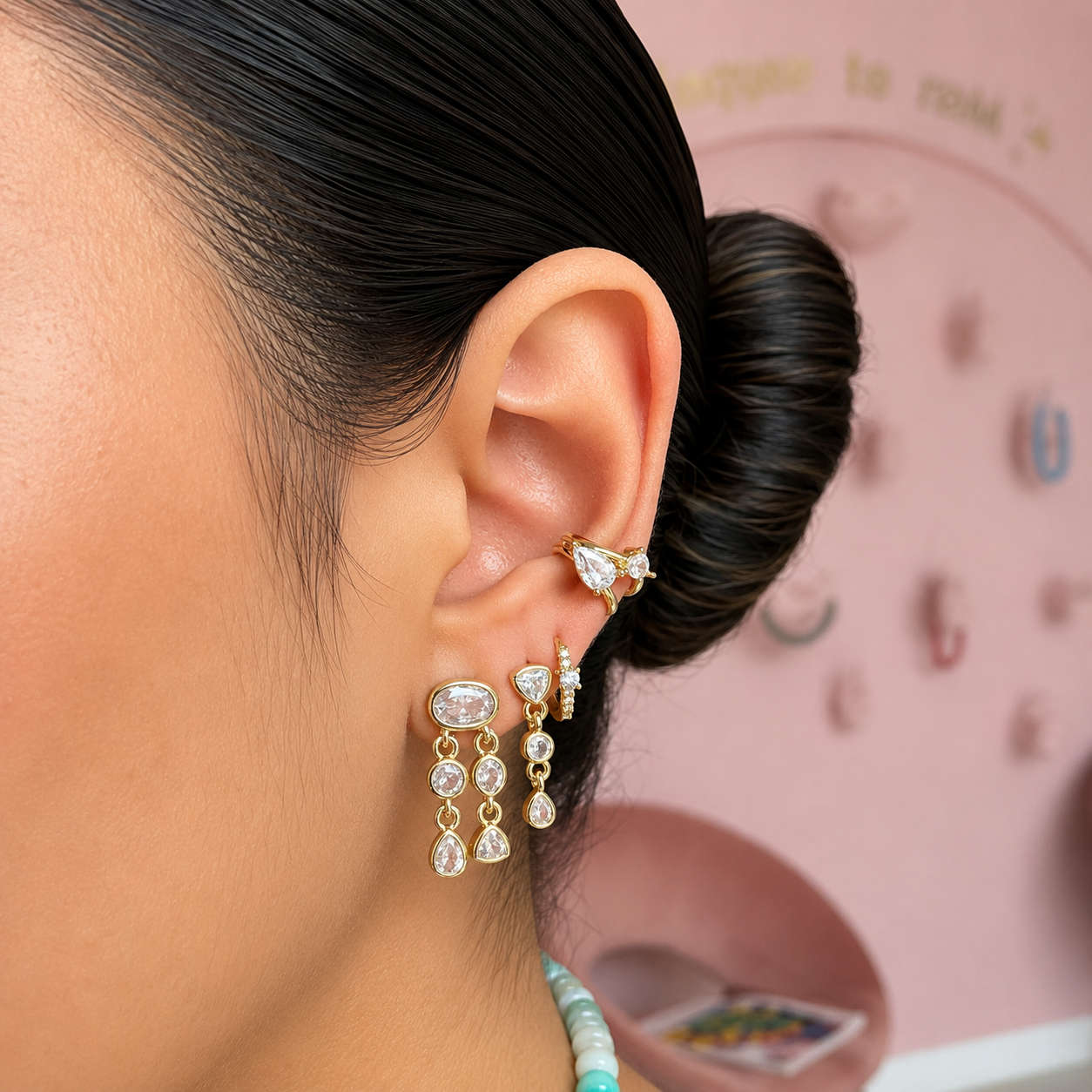 Lumi Duo Drop Earrings