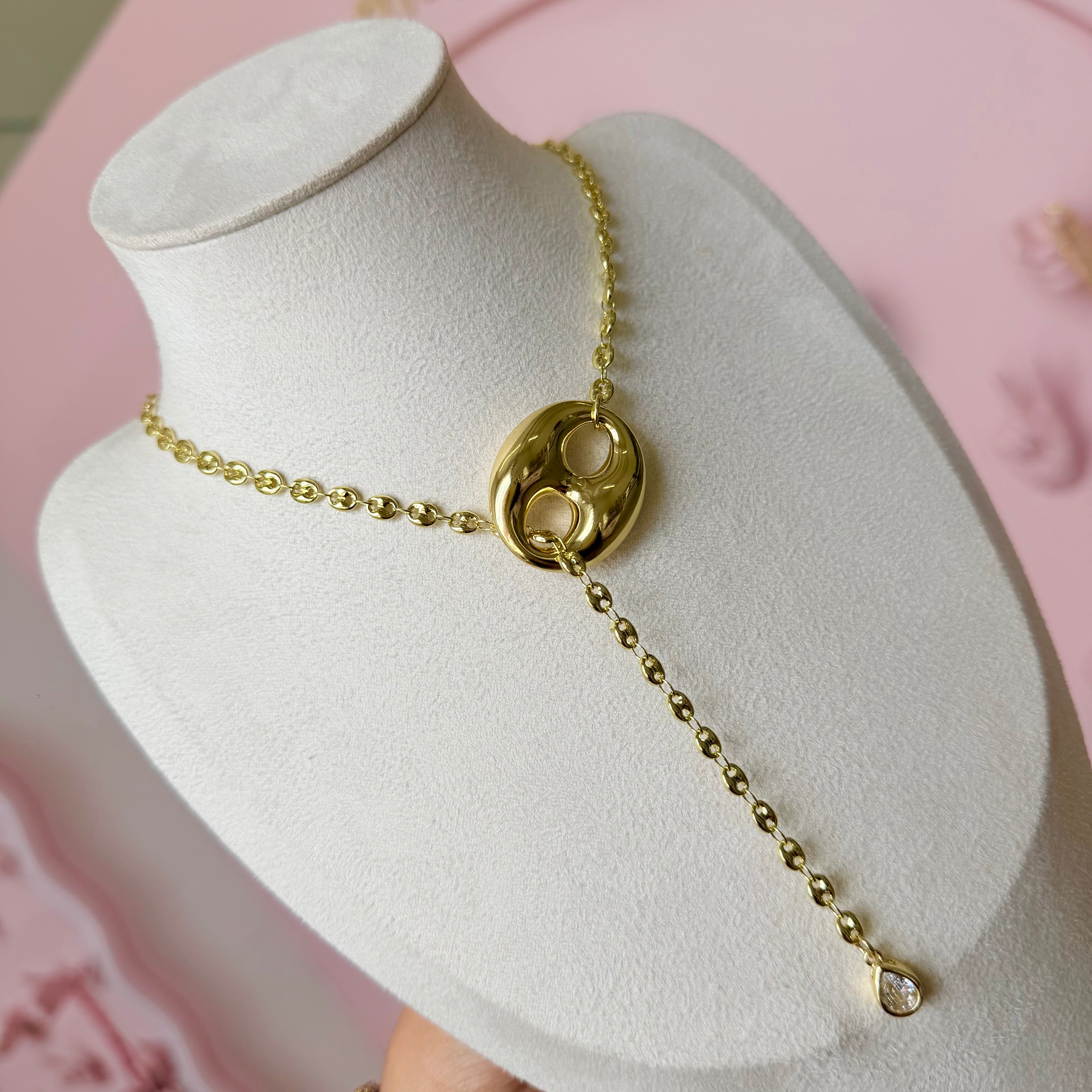 Anchor Lariat Necklace