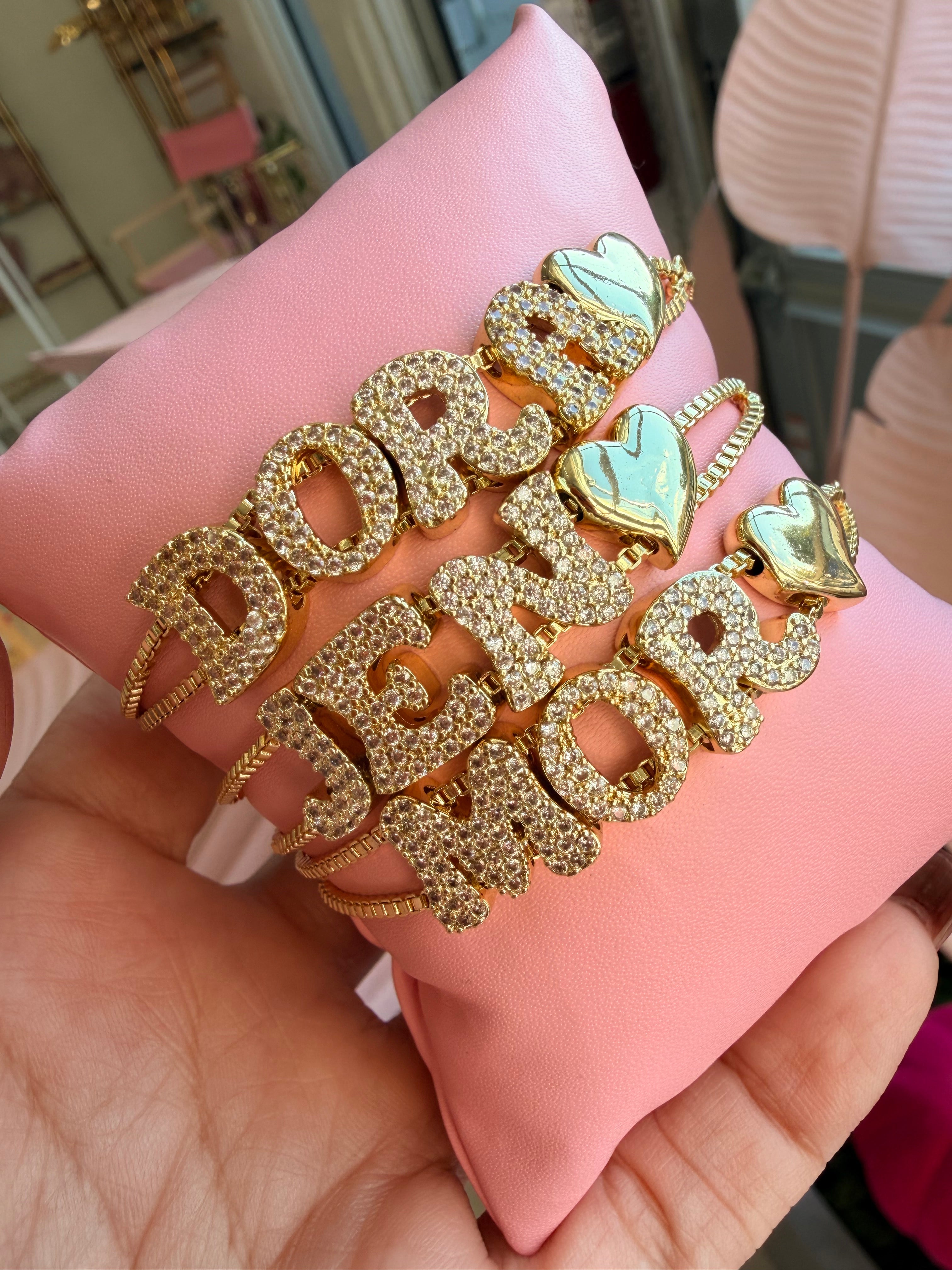 Custom Love Letter Bracelet