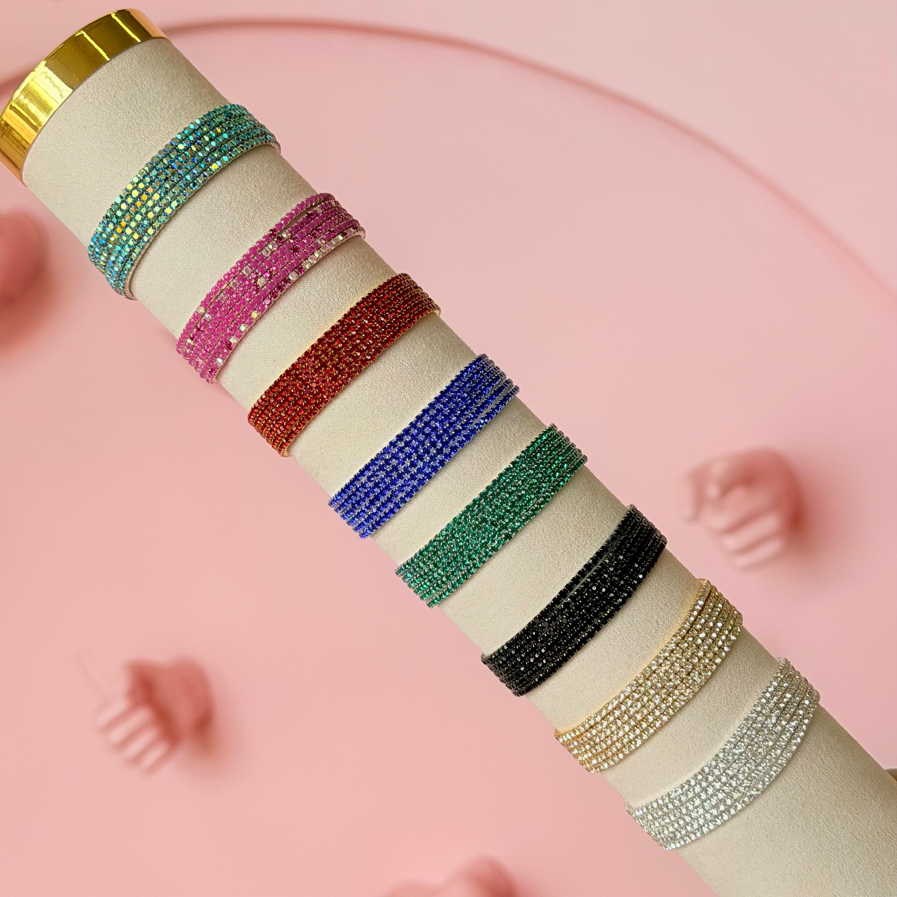 Crystal Bracelets Set