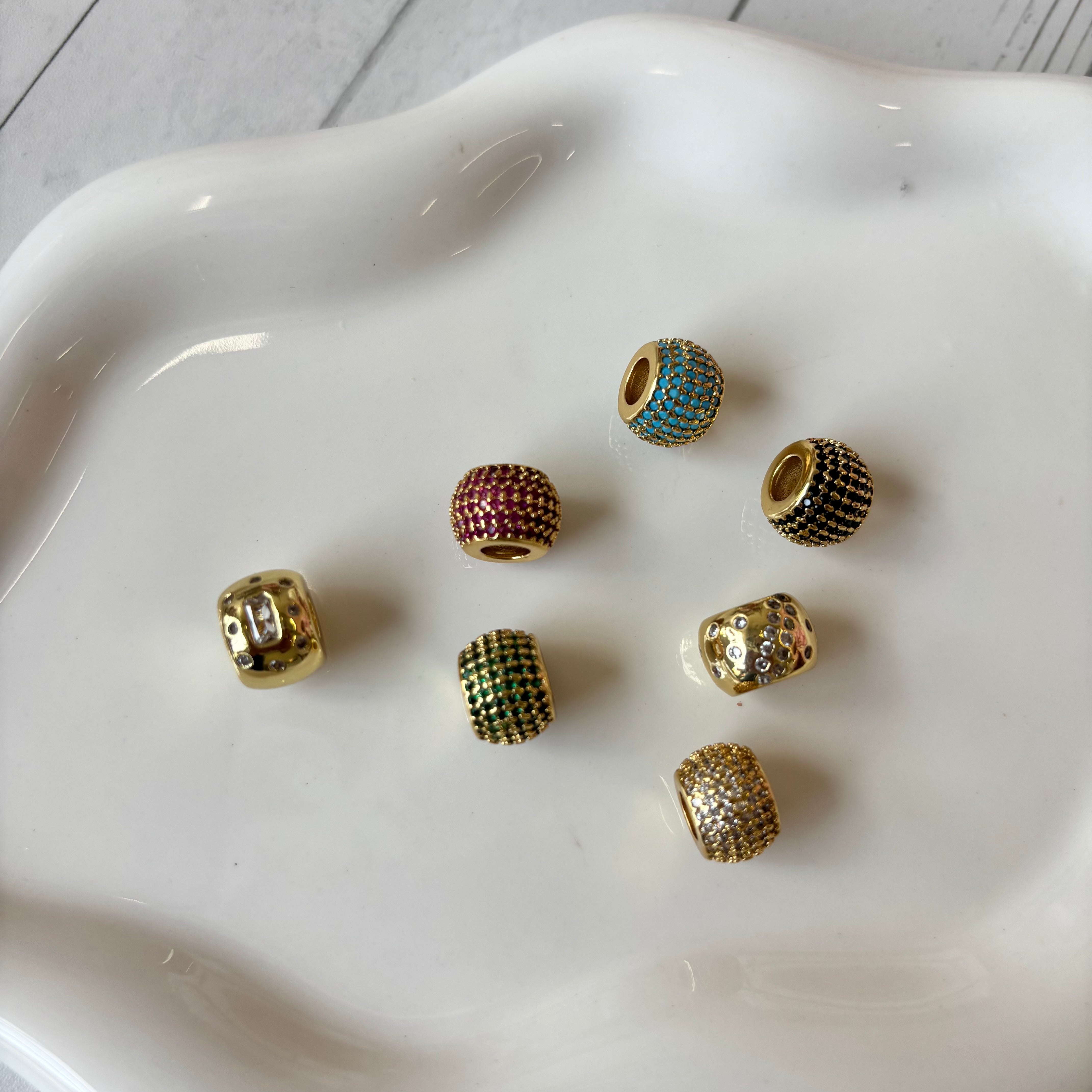 Full Zirconium Spacer Charms