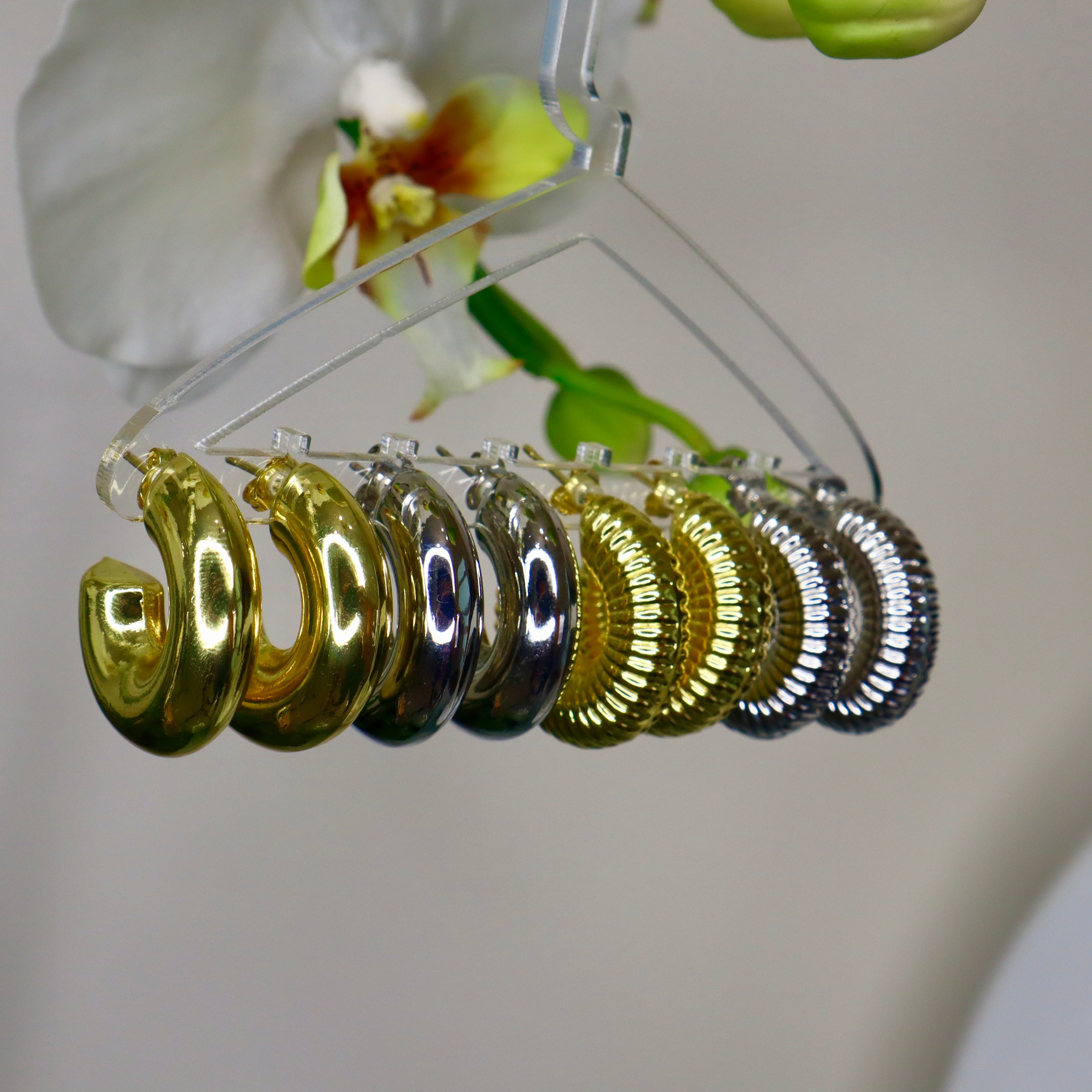 Chunky Earrings Hoops