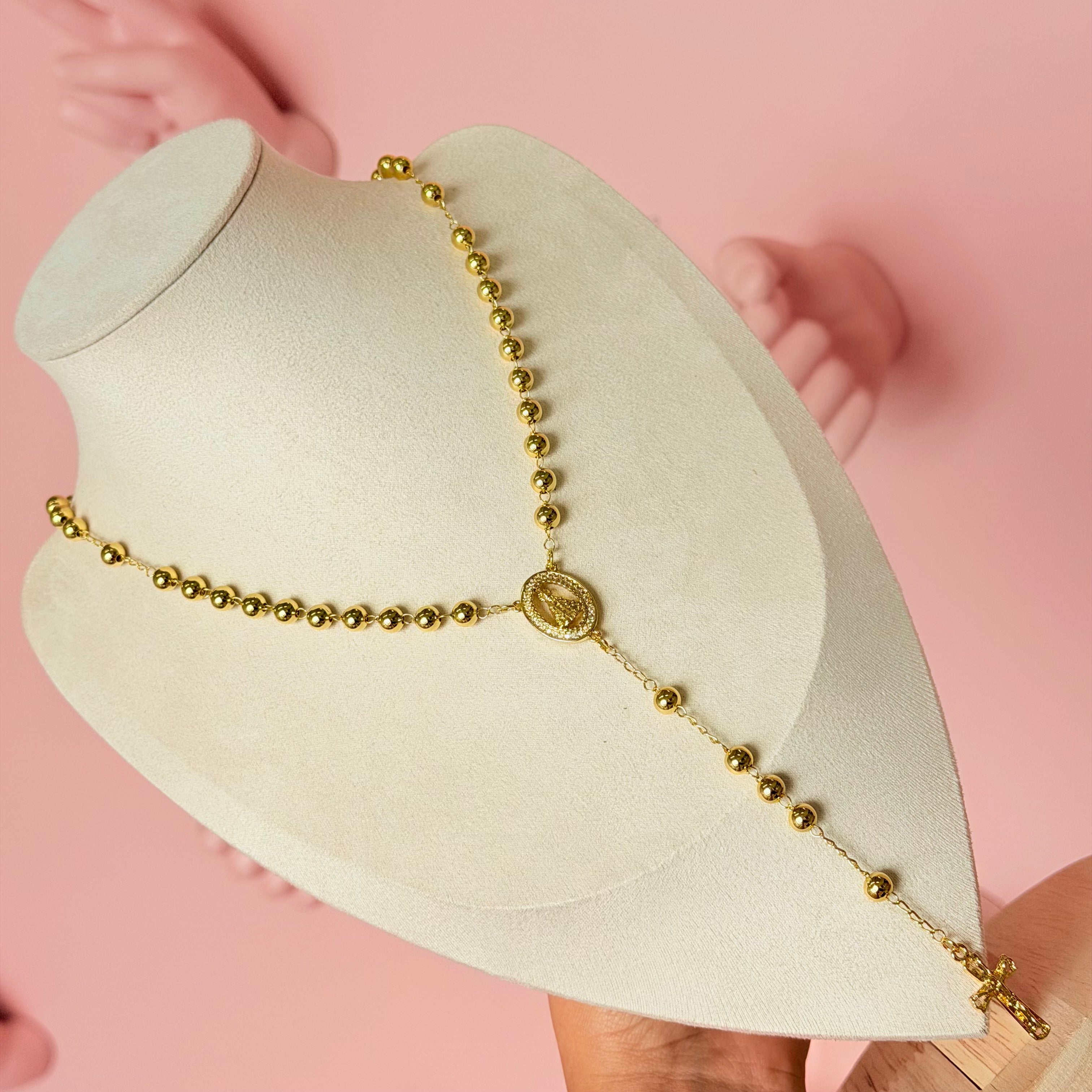 Rosario Blessed Beads Necklace