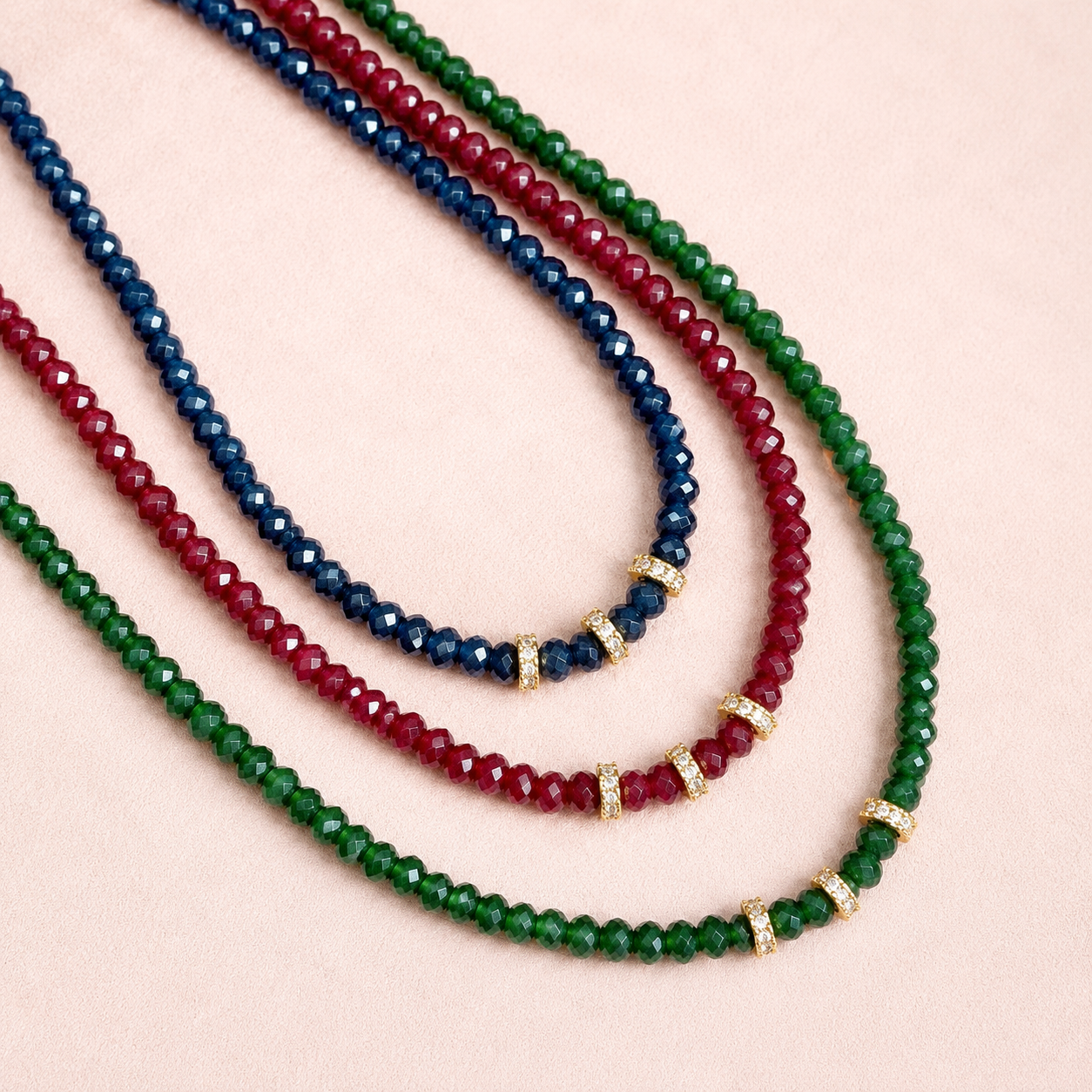 Luxe Crystal Bead Necklace