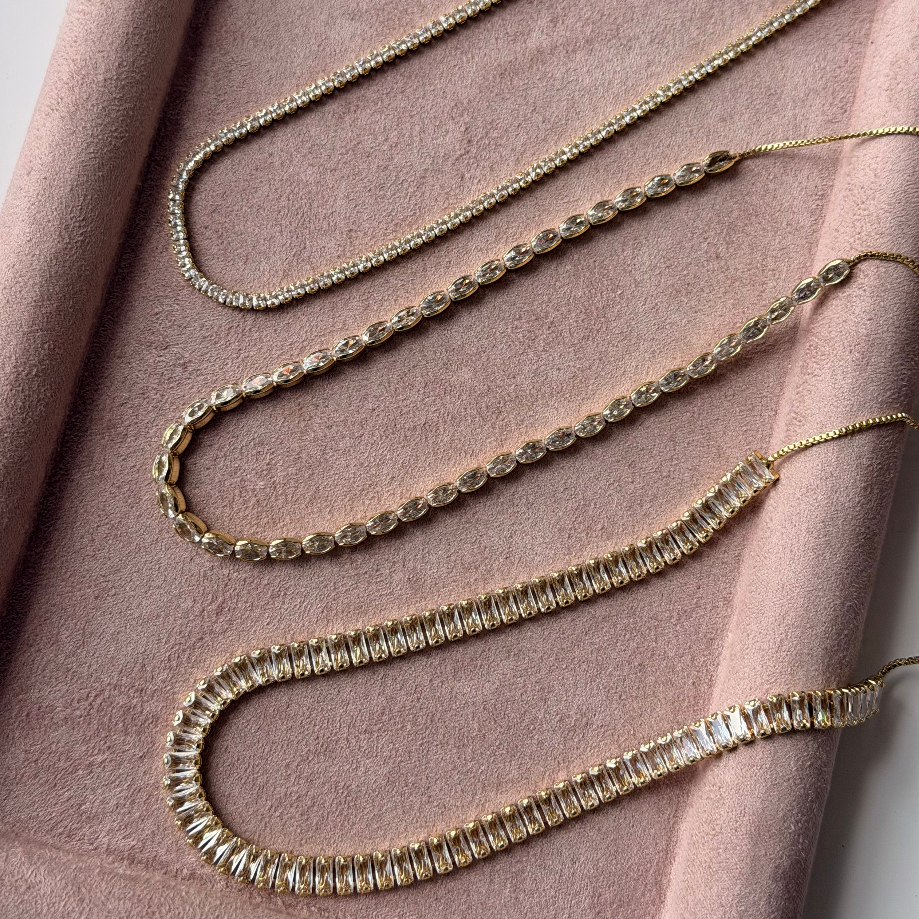 Tennis Shape Chokers