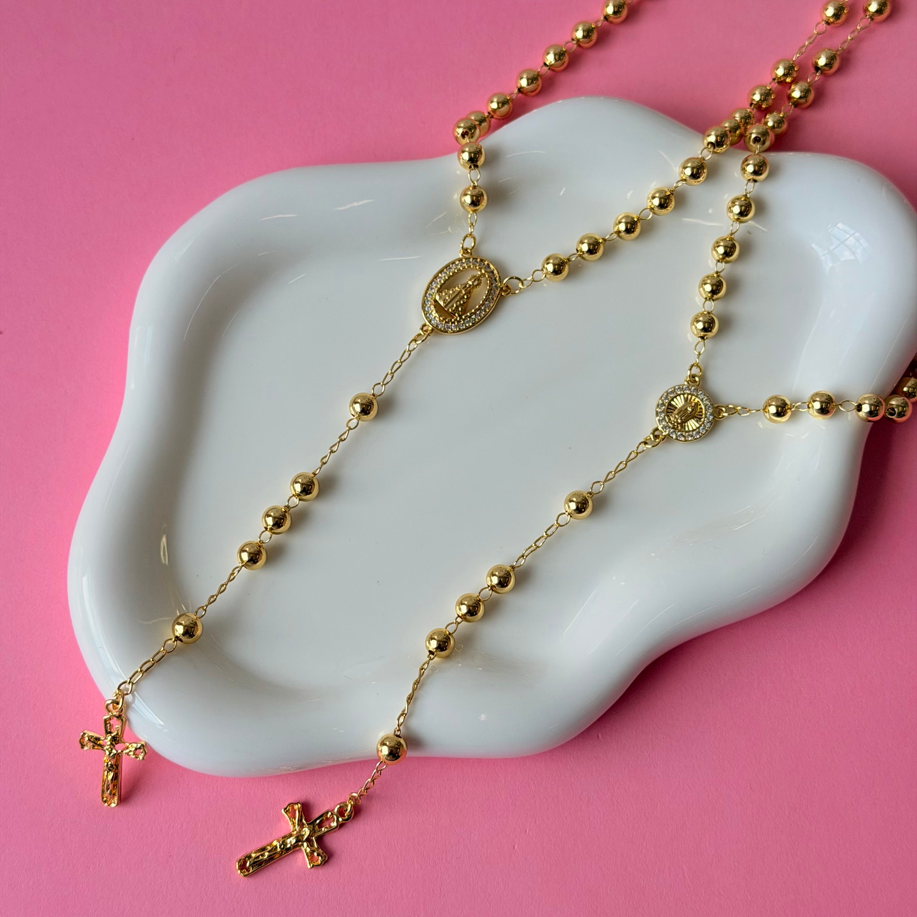 Rosario Blessed Beads Necklace