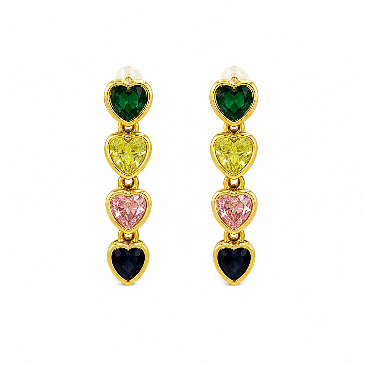 Candy Hearts Drop Earrings