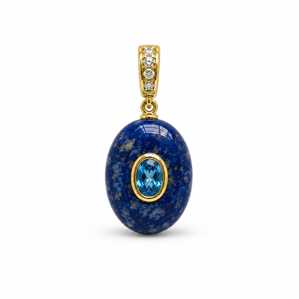 Aura Oval Clasp Natural Charm