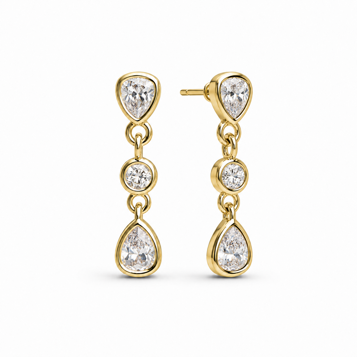 Lumi Duo Drop Earrings