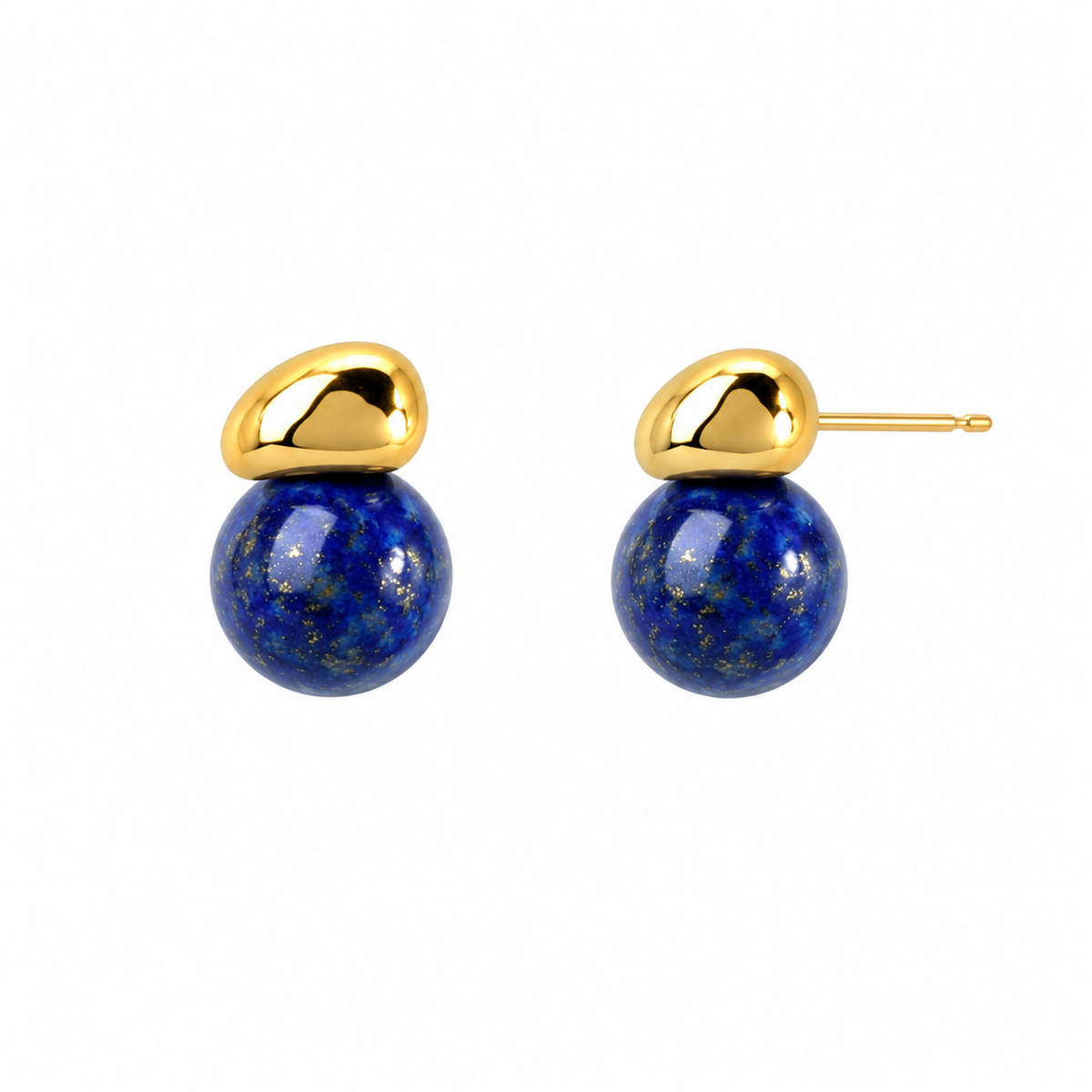 Natural Stone Drop Earrings
