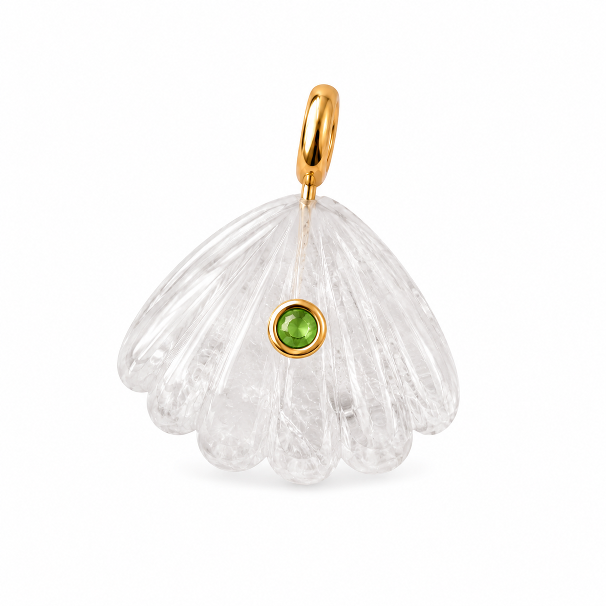 Isla Shell Natural Stone Charm
