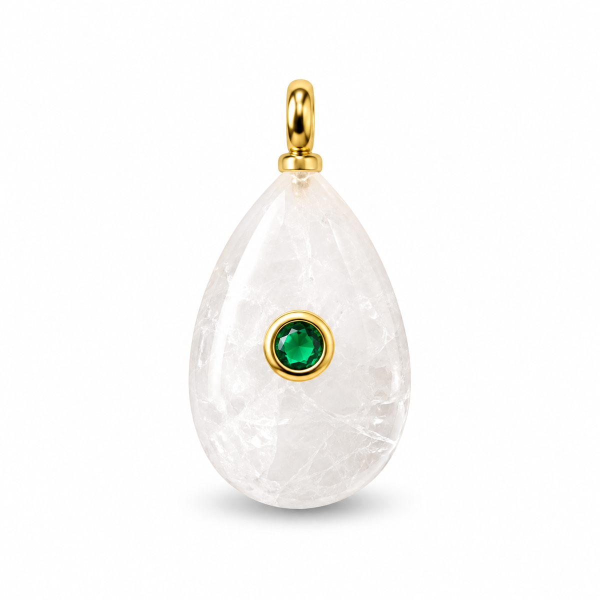 Eclipse Natural Stone Drop Charm