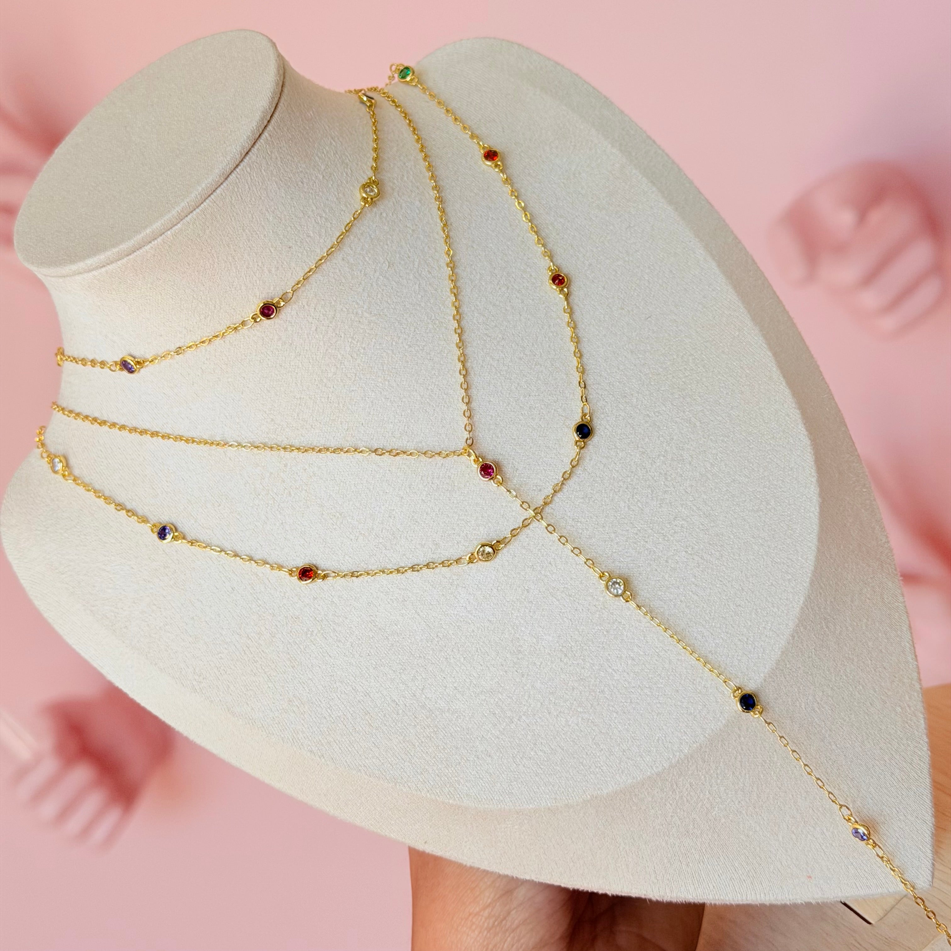 Crystal Cascade Necklace