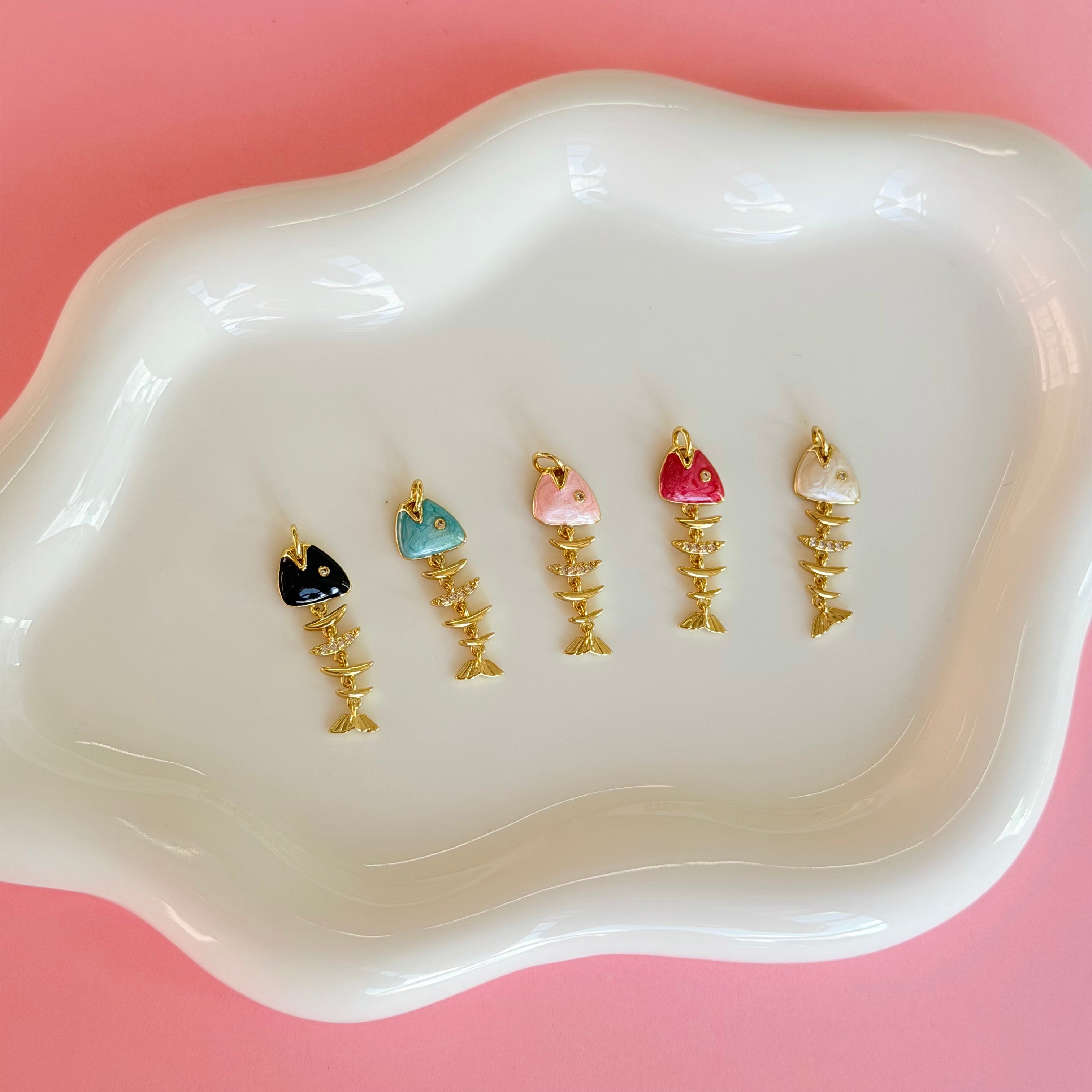 Enamel Fish Charm