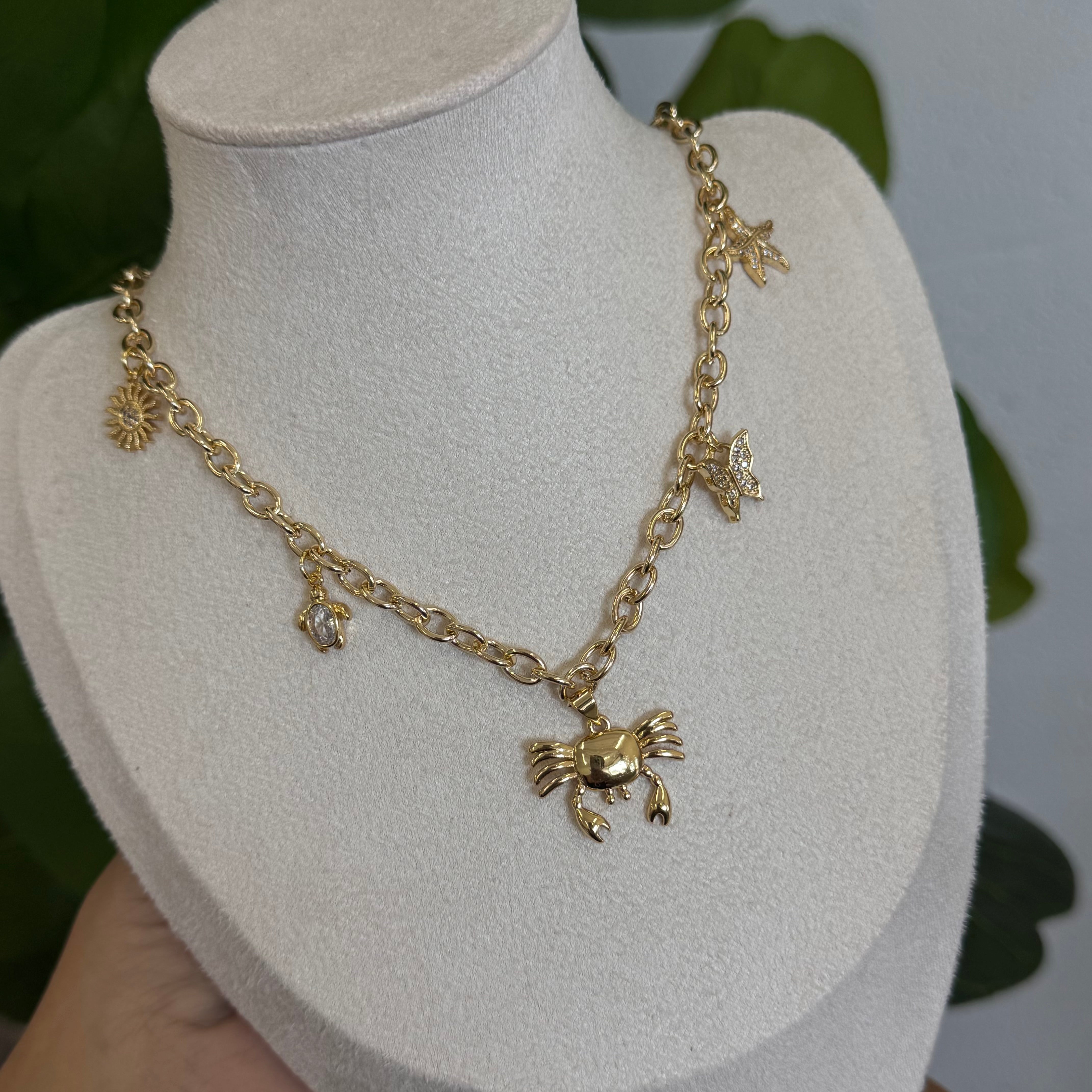 Multicharm Sea Necklace