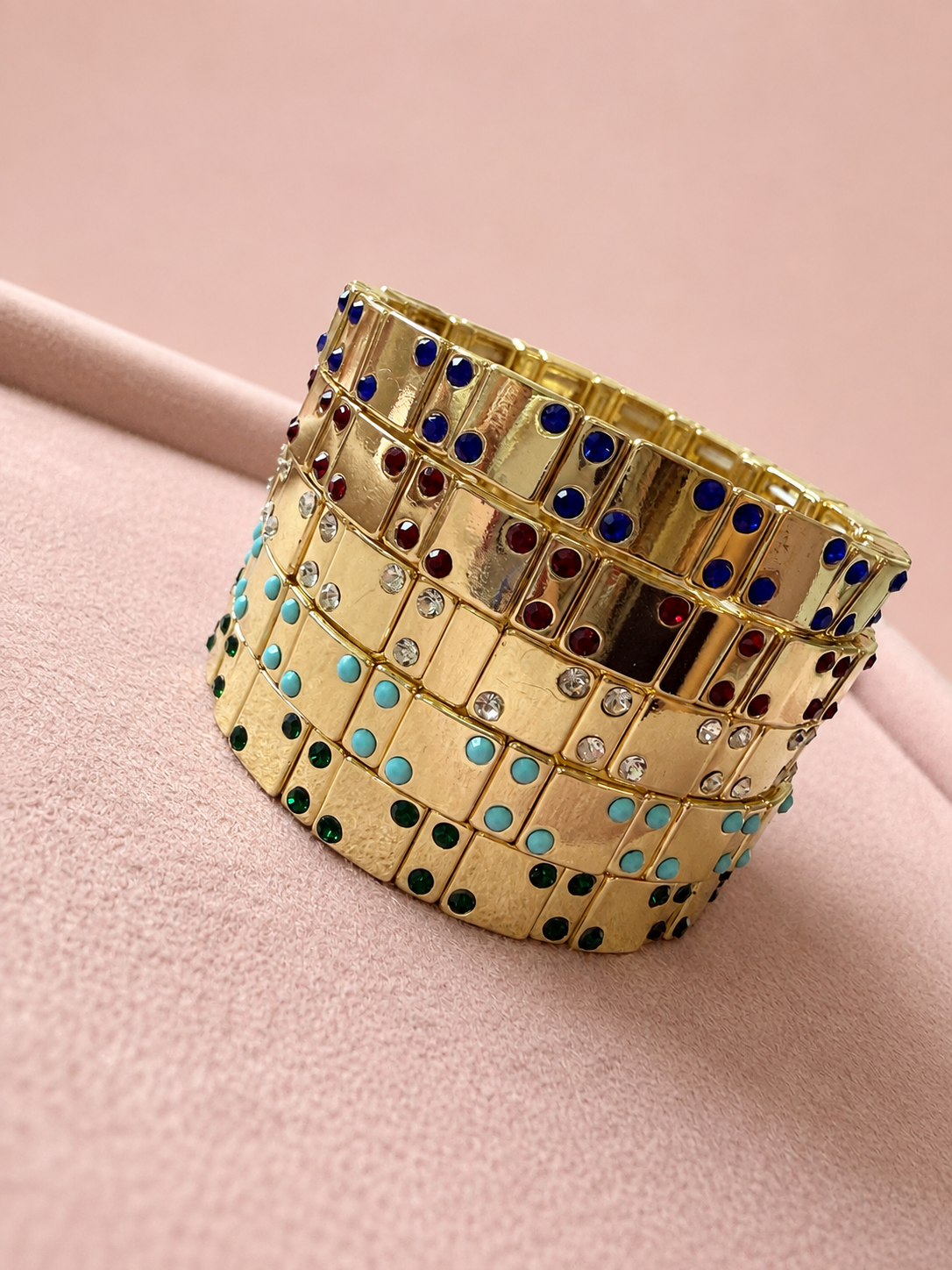 Luxe Tile Crystal Bracelet
