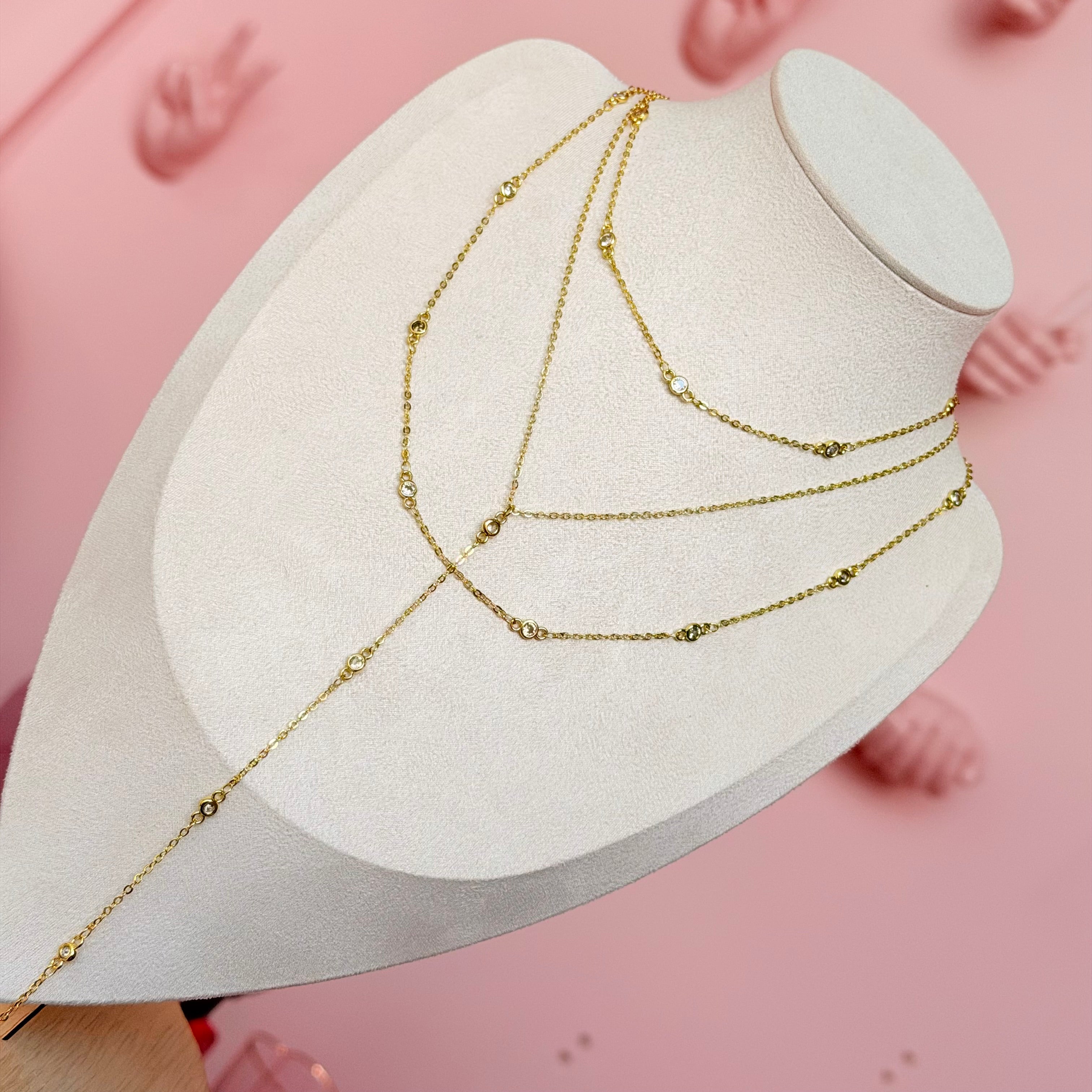 Crystal Cascade Necklace
