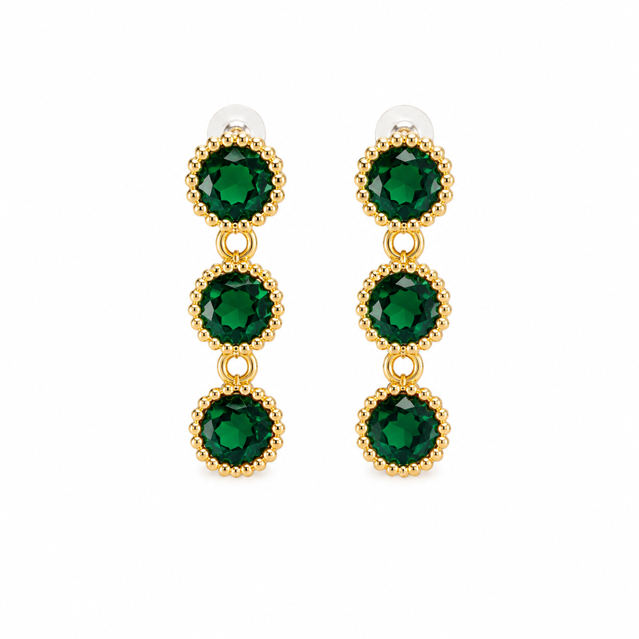 Diamond Crystal Layer Earrings