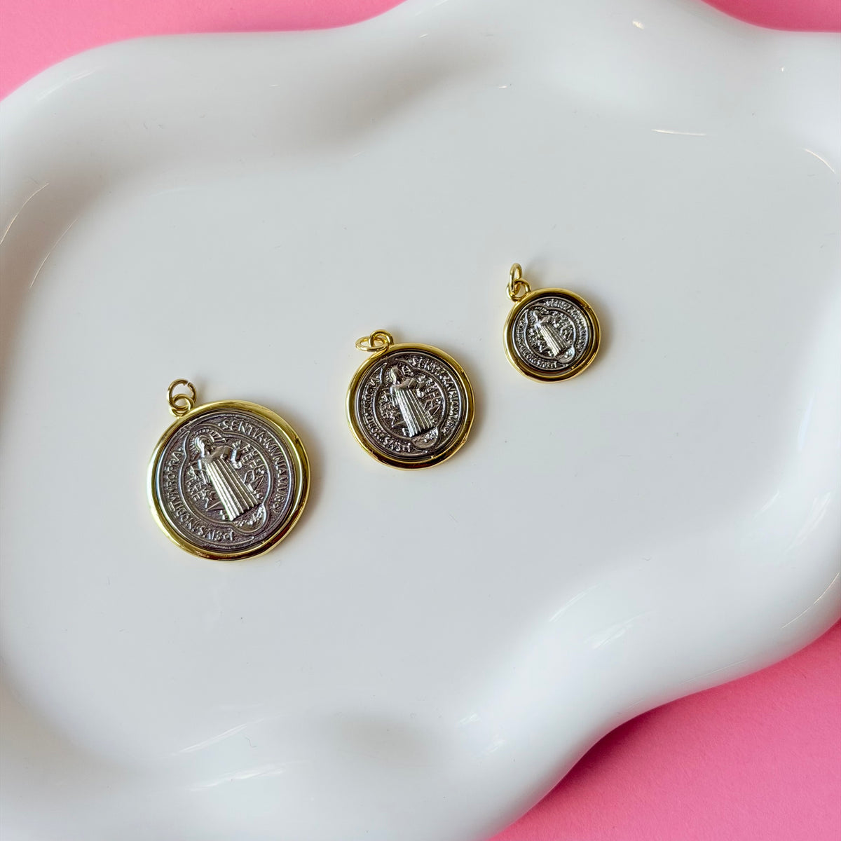 San Benito Two Tone Charm