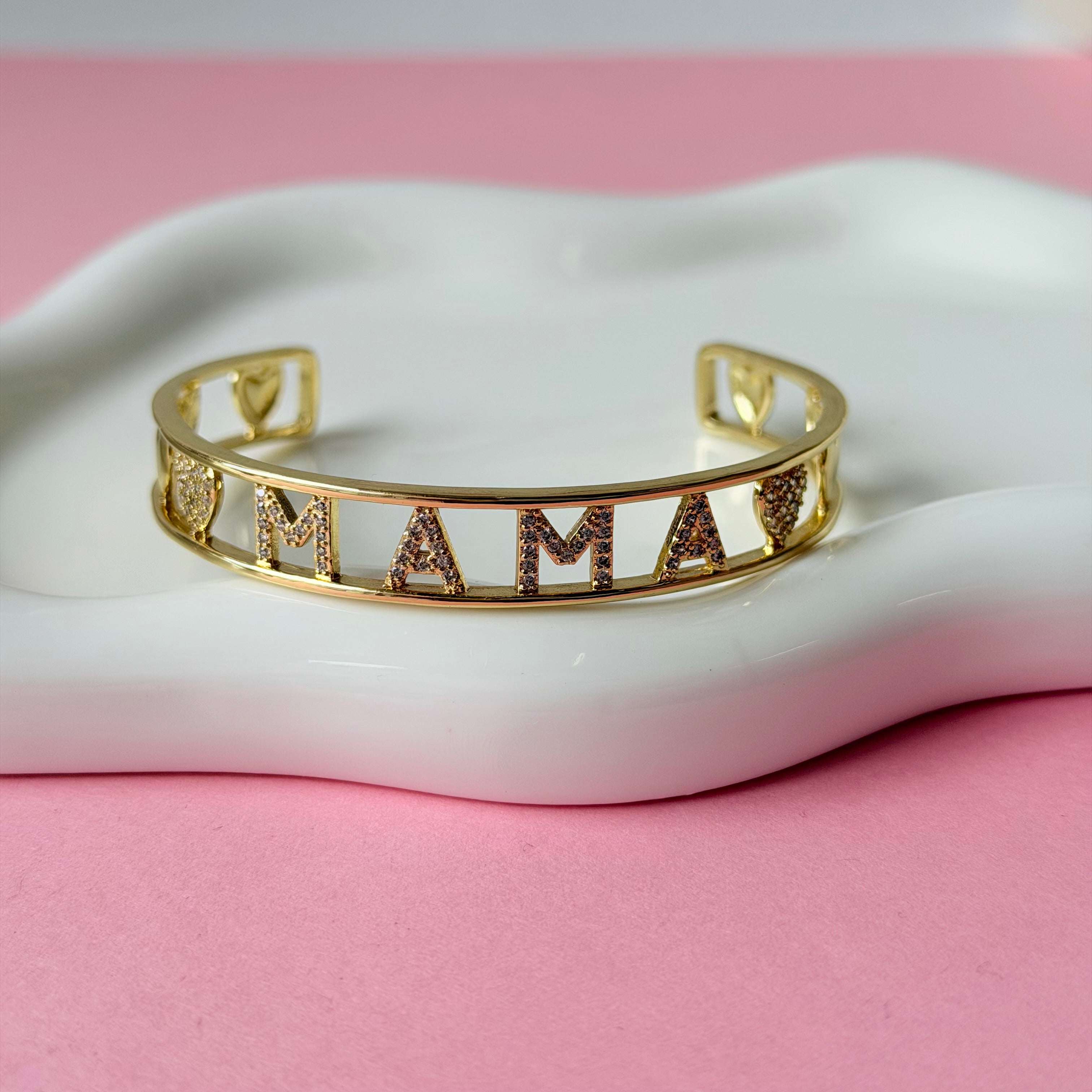 Mama Full Zirconium Cuff
