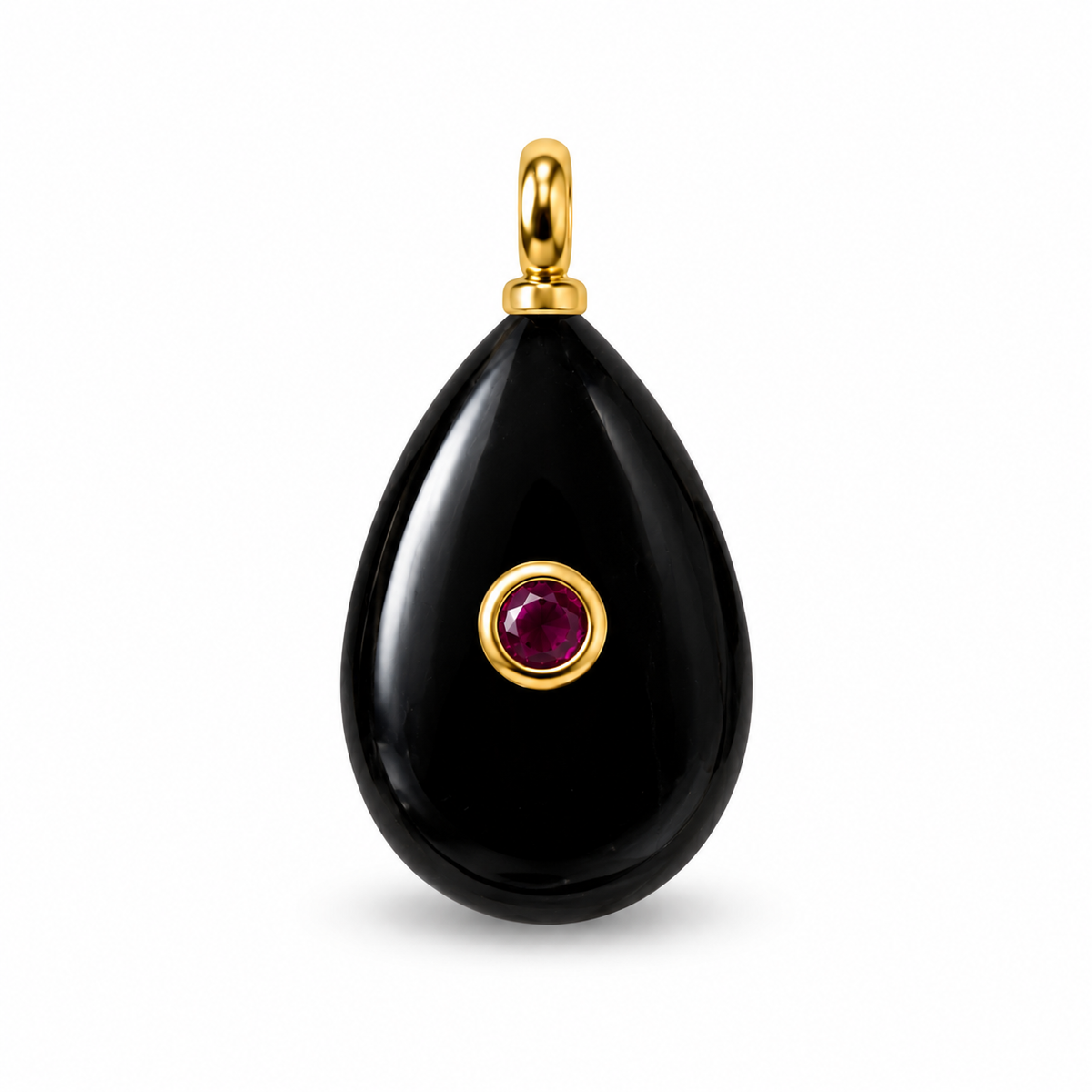 Eclipse Natural Stone Drop Charm