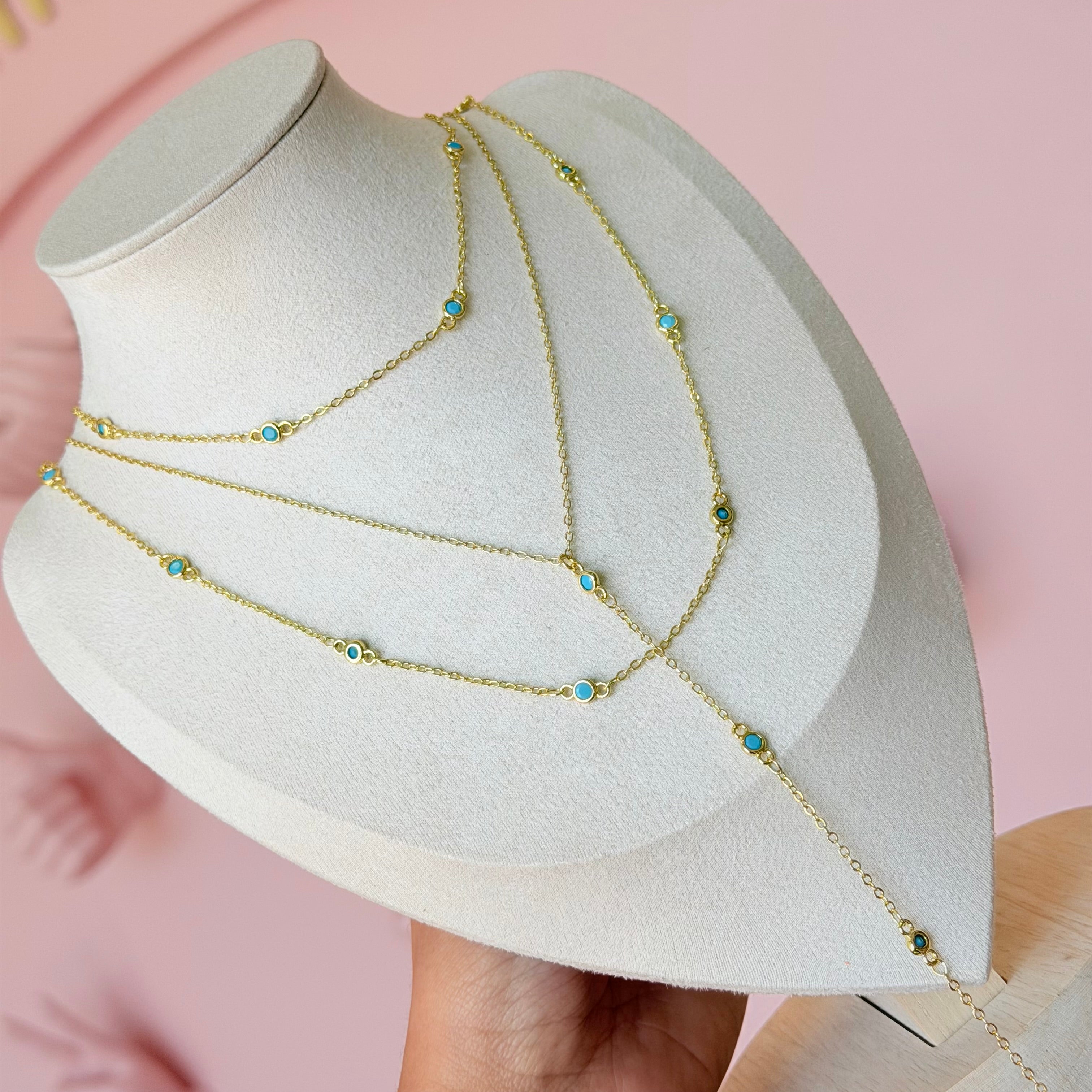 Crystal Cascade Necklace