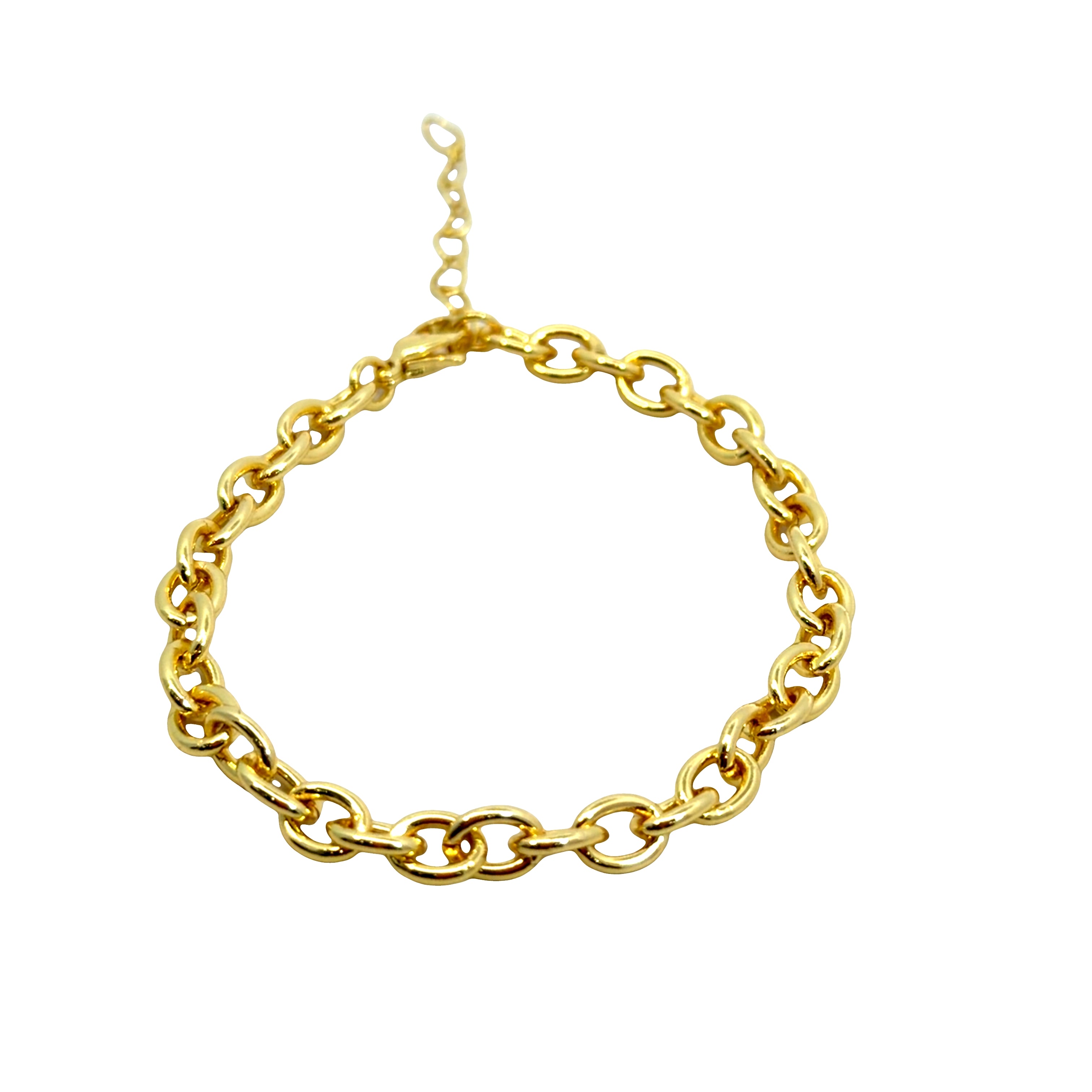 Round Paper Clip Bracelet