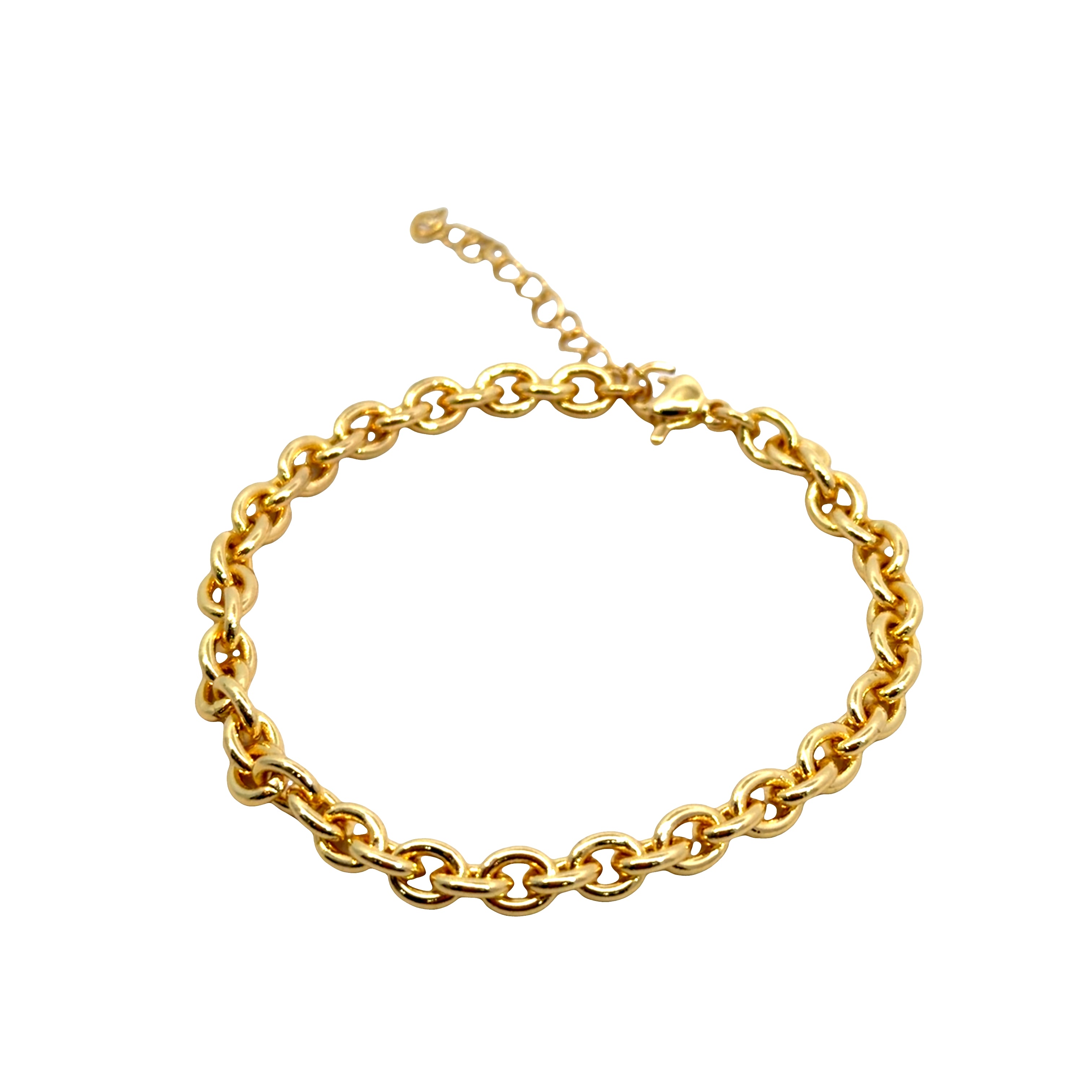Round Paper Clip Bracelet
