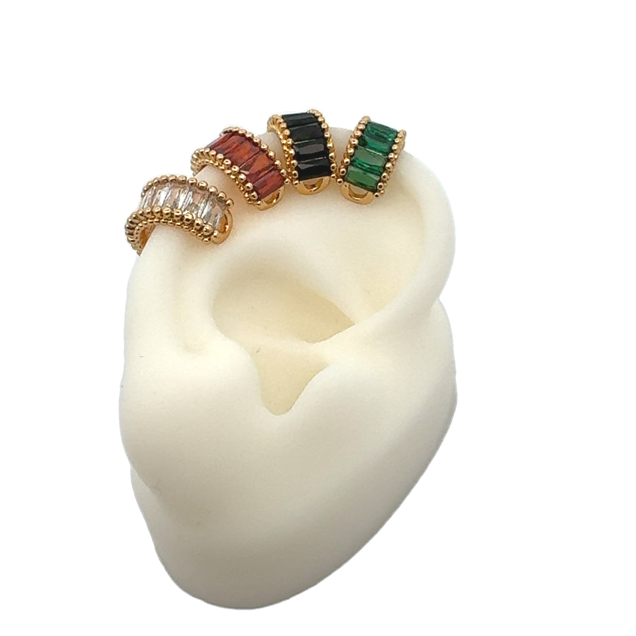 Baguette Crystal Earcuff