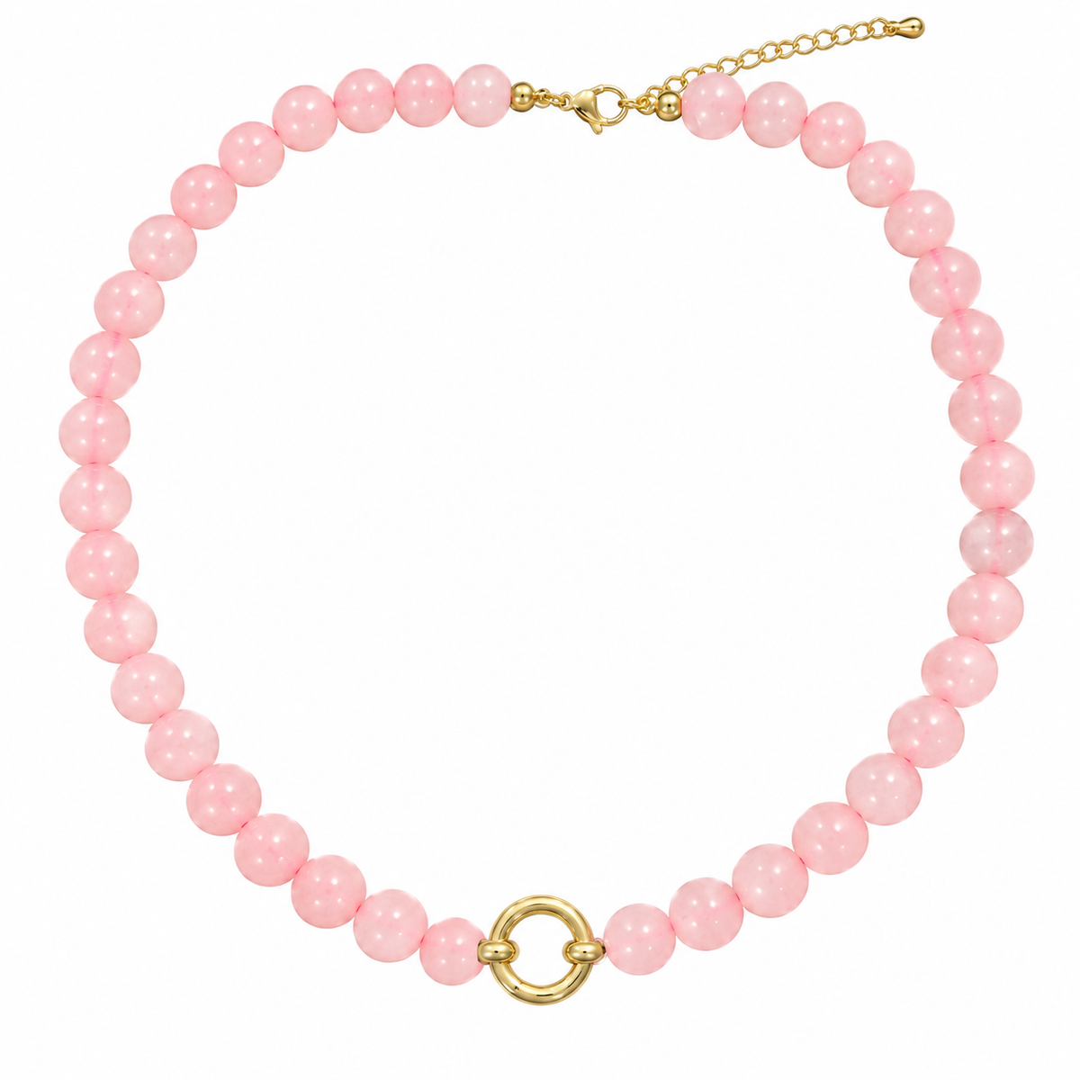 Pink Quartz Necklace