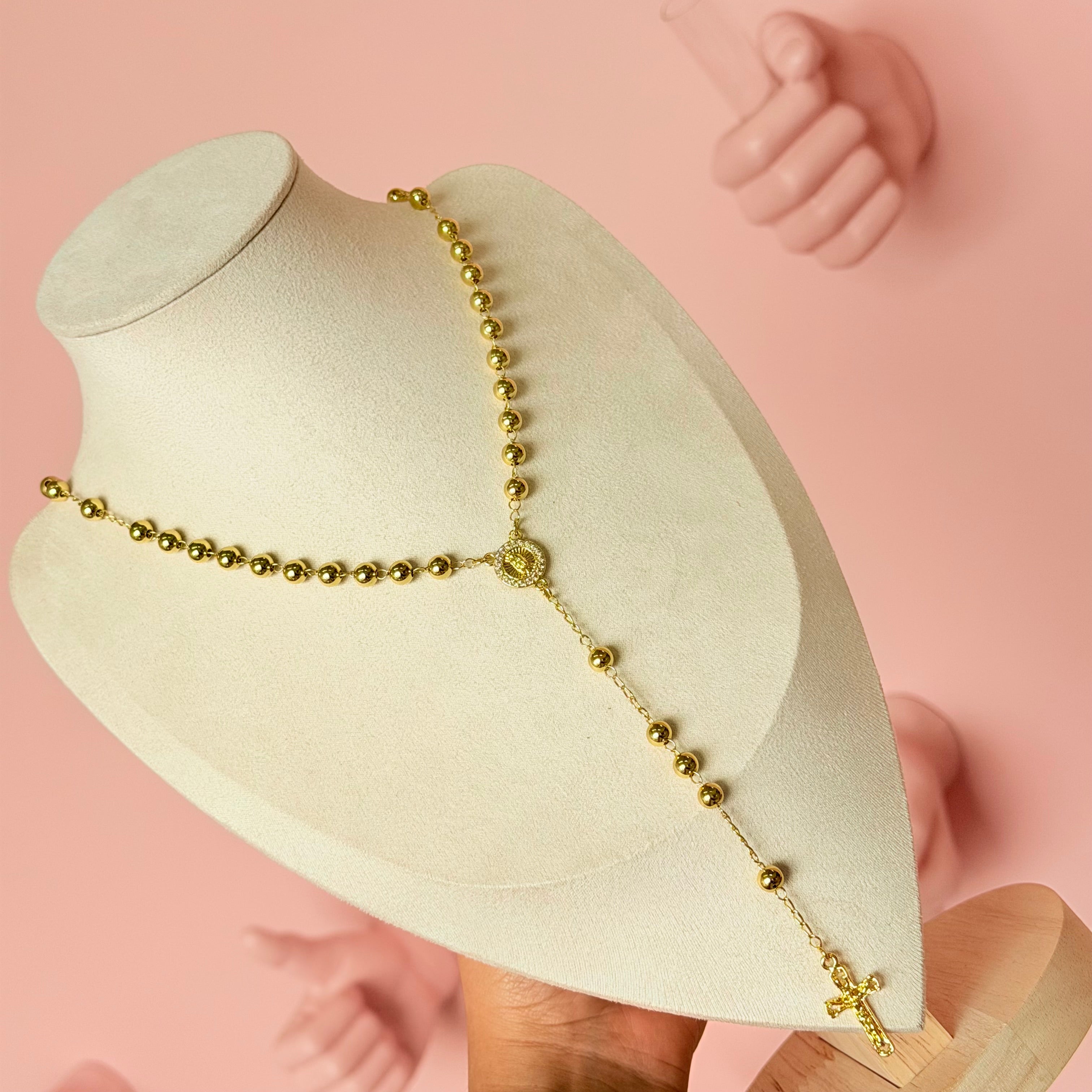 Rosario Blessed Beads Necklace
