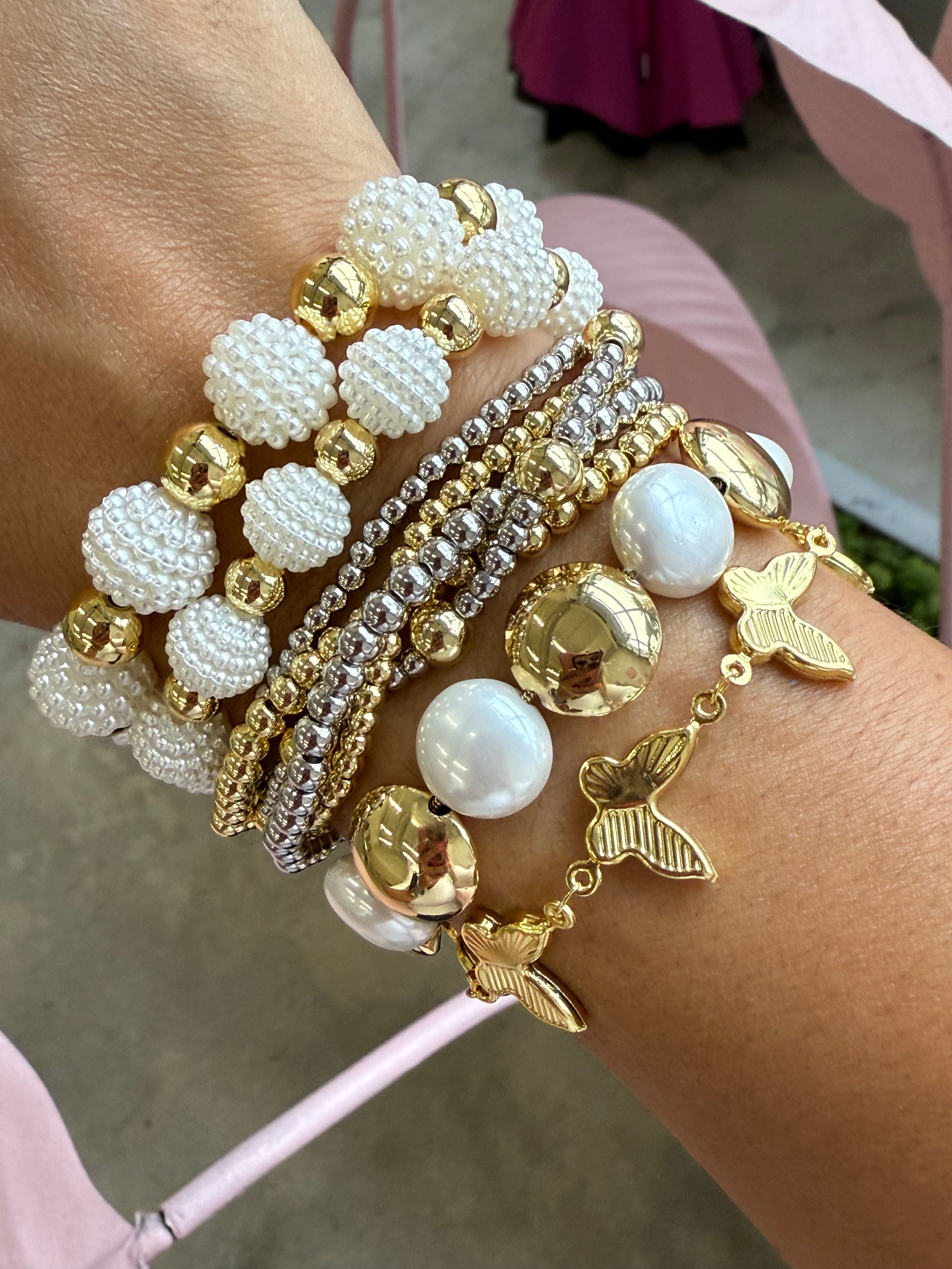 Multi Beads Shape Bracelet