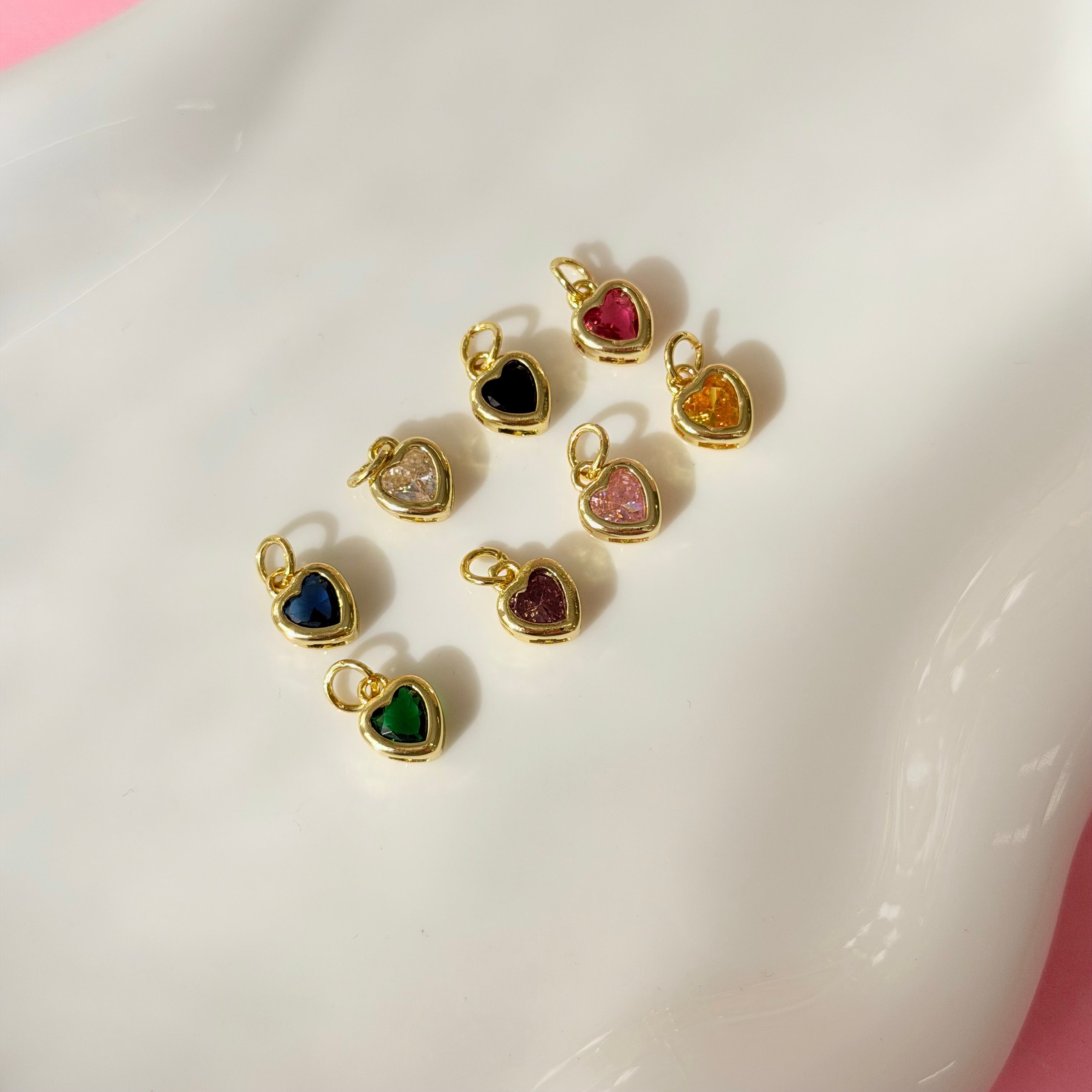 Crystal Heart Charm