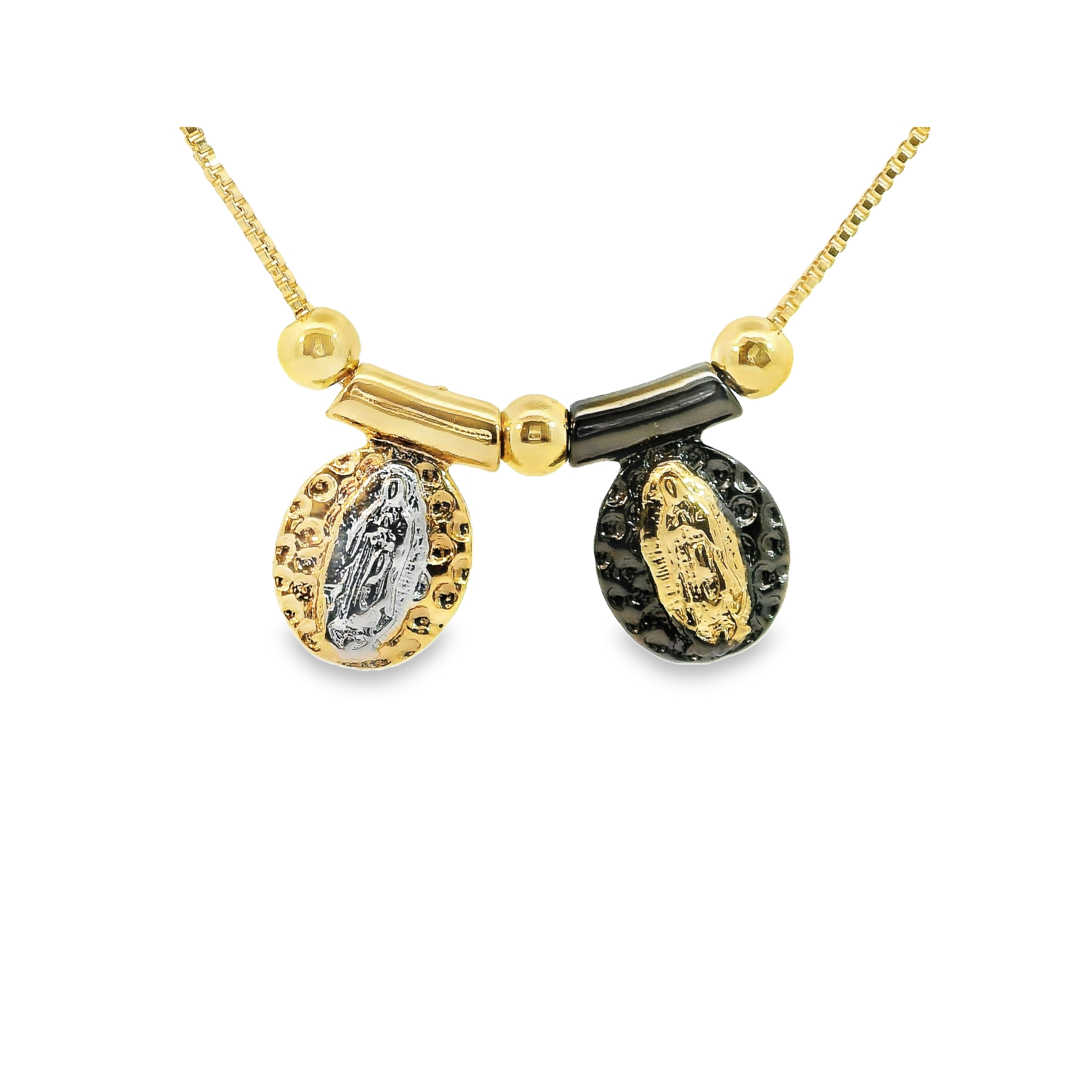 Charcoal Escapulario Charm