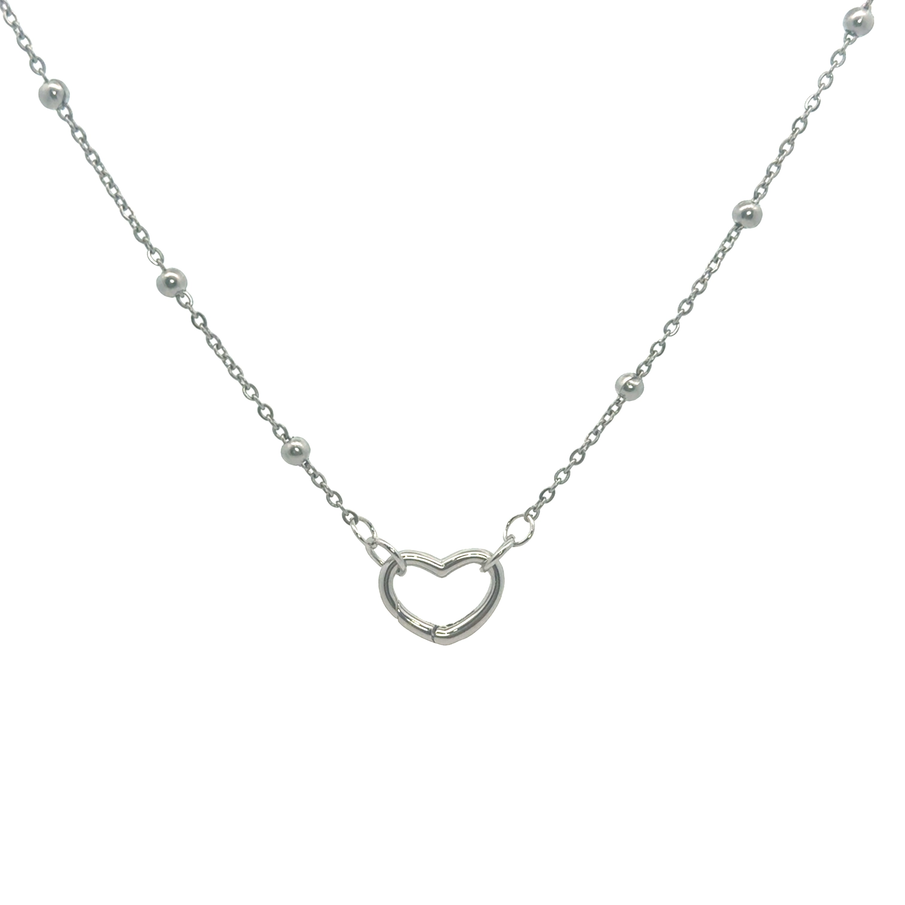 Beads Chain and Ring Necklace
