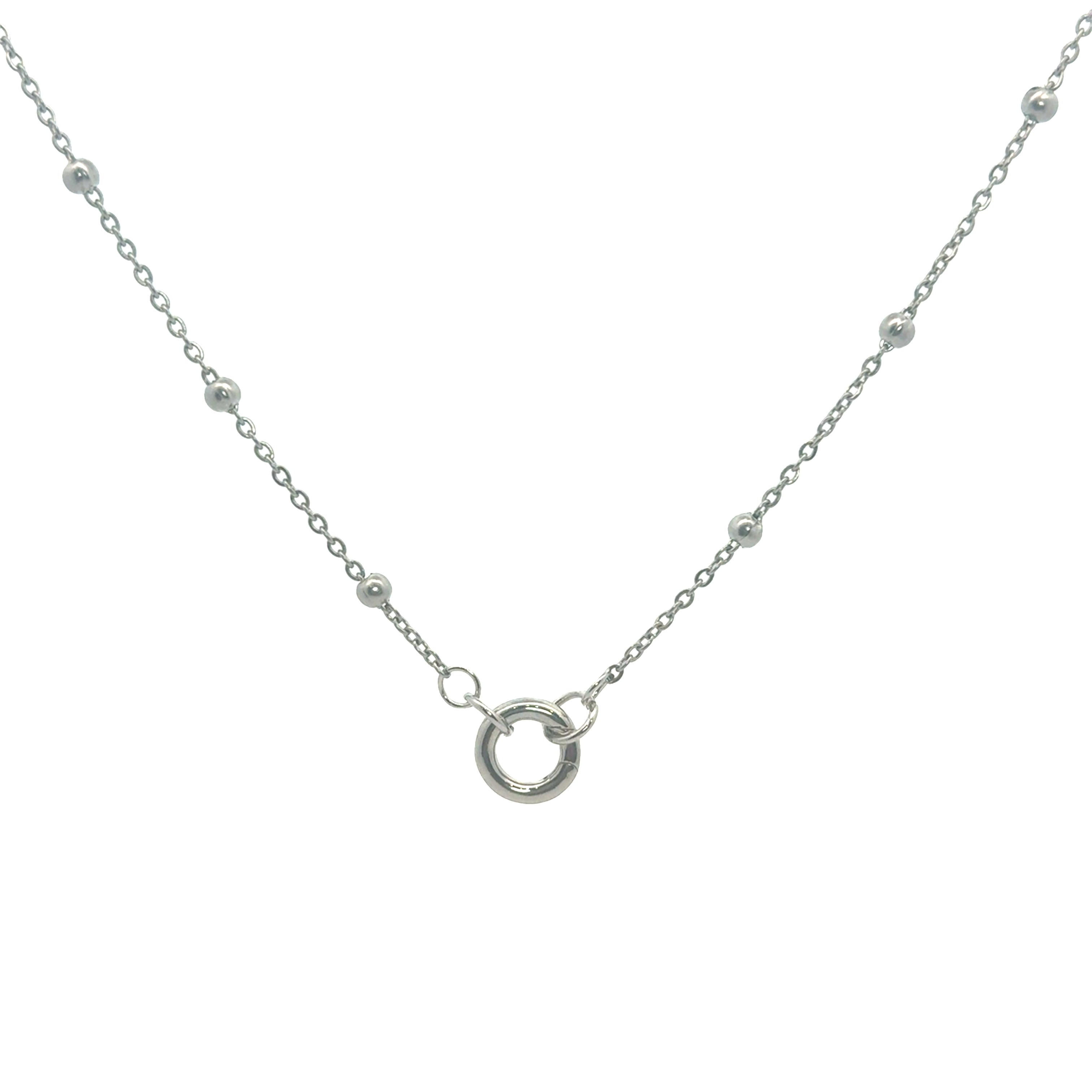 Beads Chain and Ring Necklace