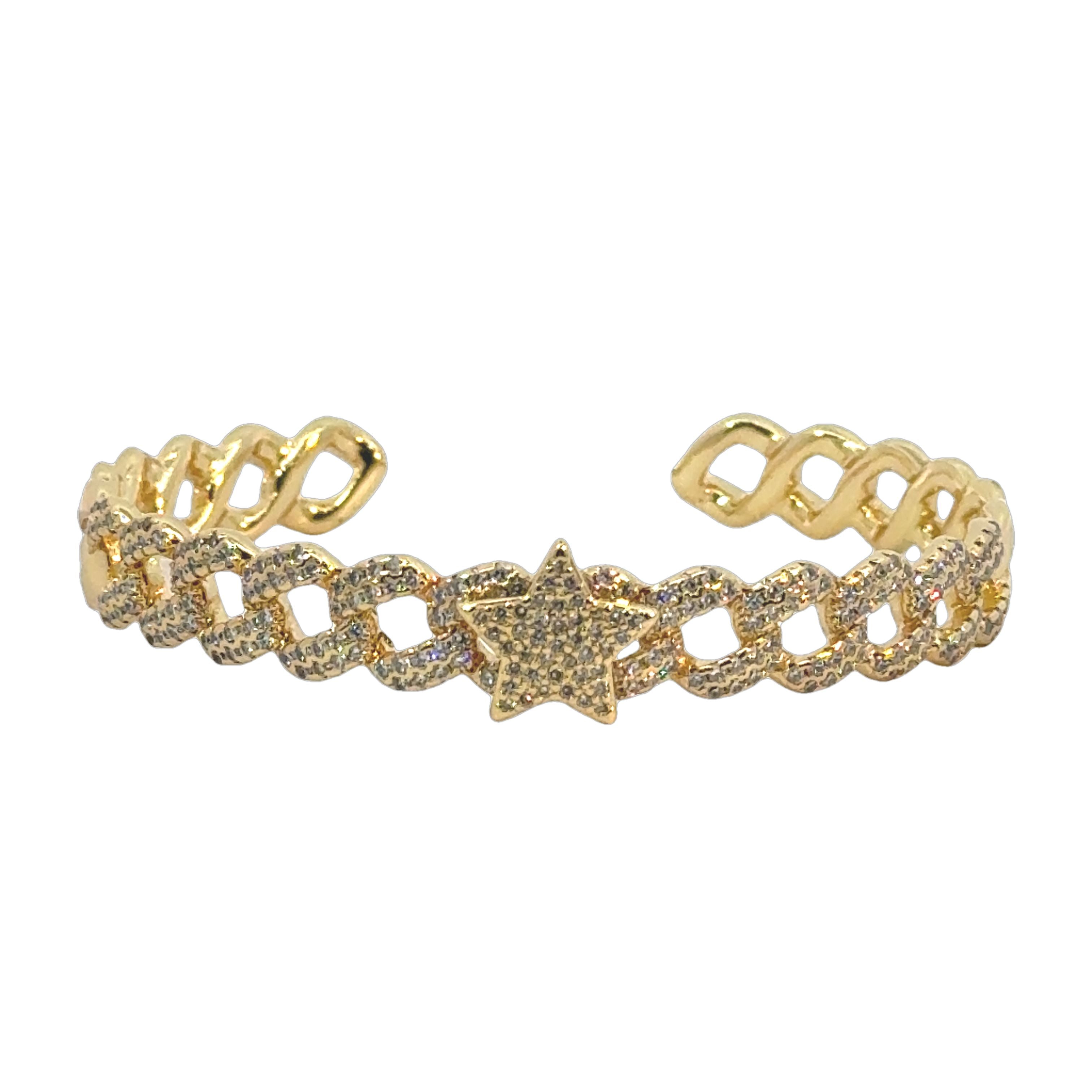 Chain Luxury Shape Cuff