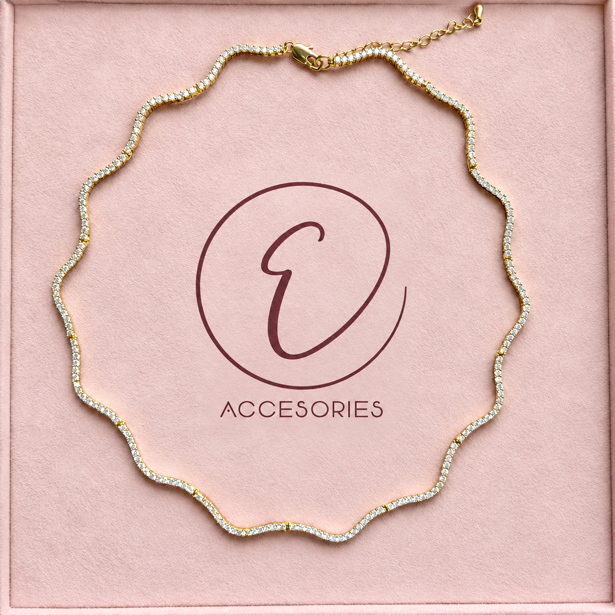 Luxe Wave Chain Necklace