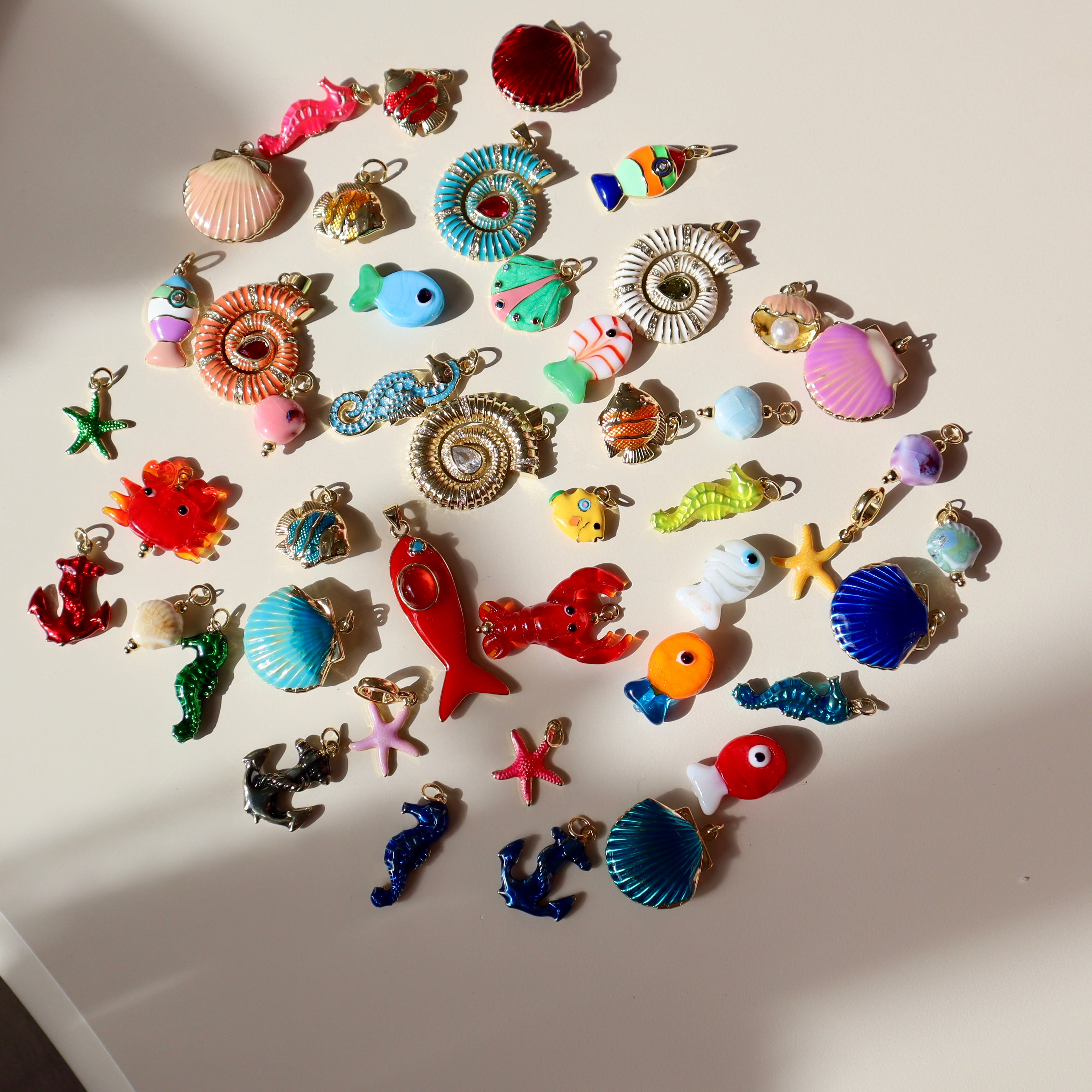 Glass Ocean Treasure Charms Collection