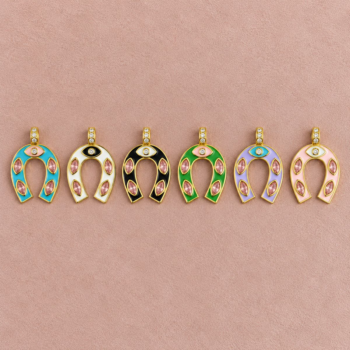 Lucky Luxe Horseshoe Charm