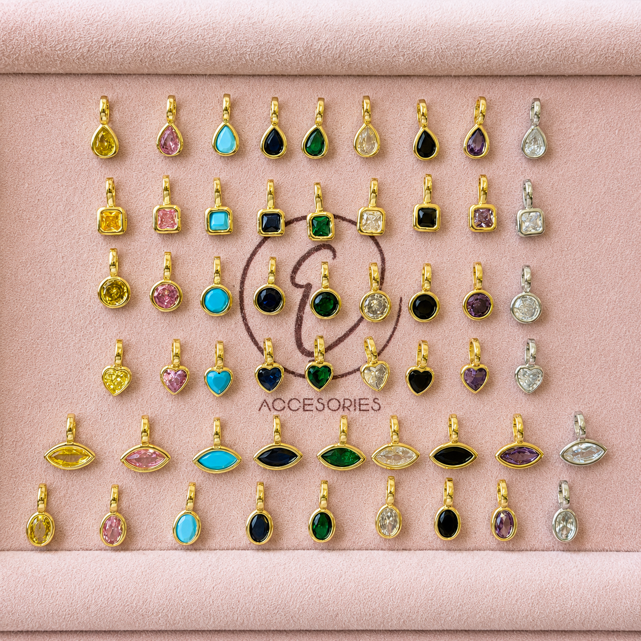 Color Pop Crystal Charms
