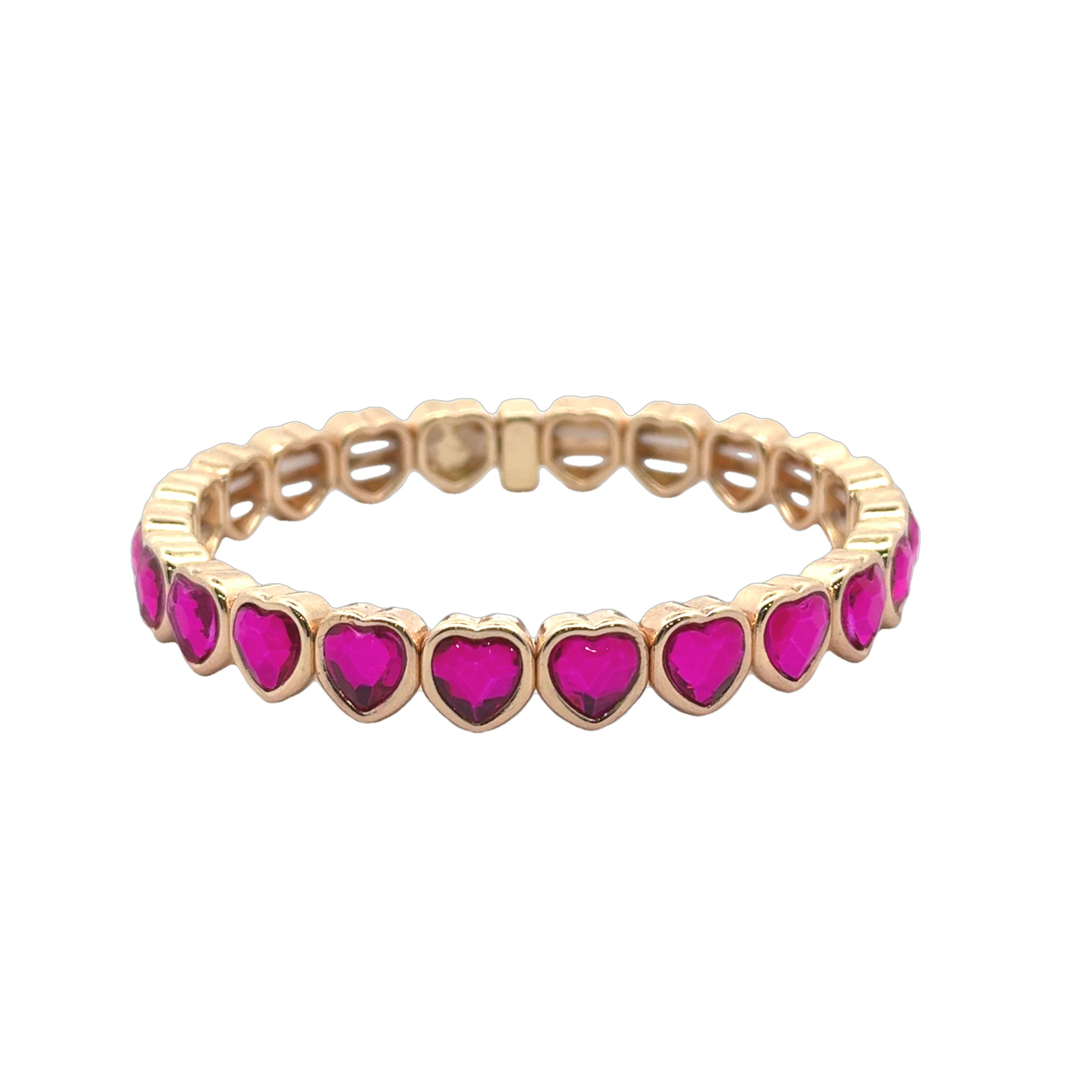 Elastic Heart Bracelet