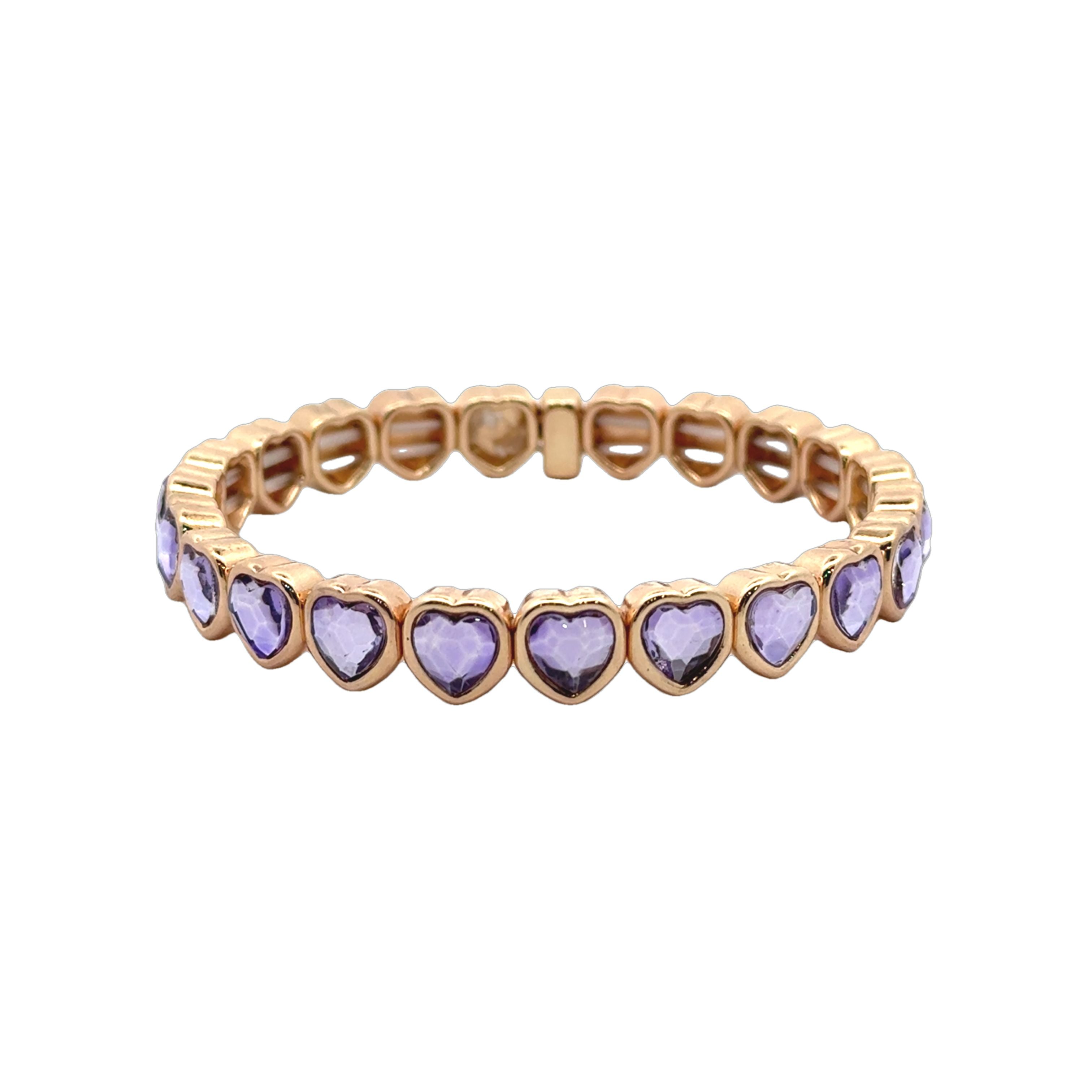 Elastic Heart Bracelet