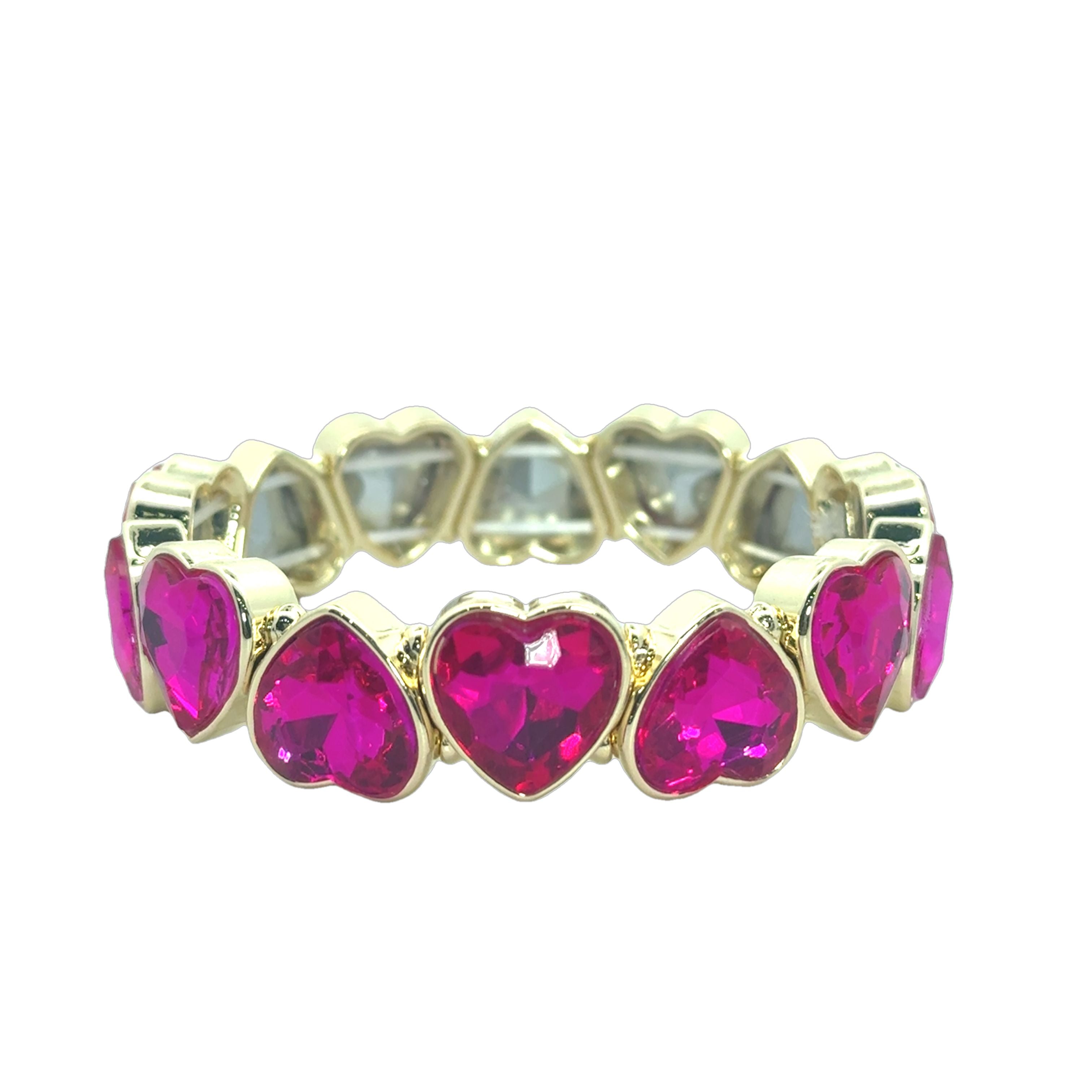 Elastic Chunky Hearts $20