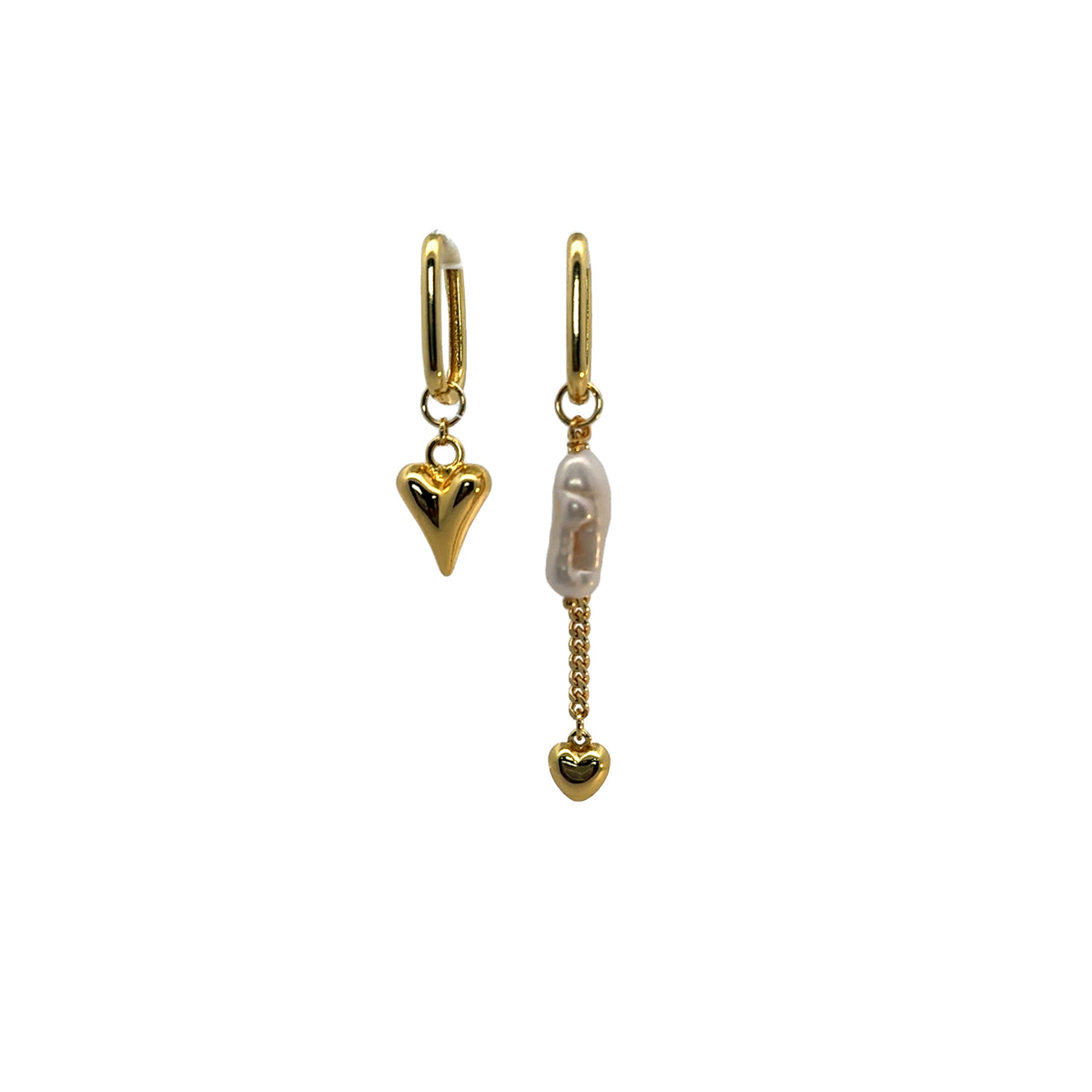 Eternal Pearl Hoops