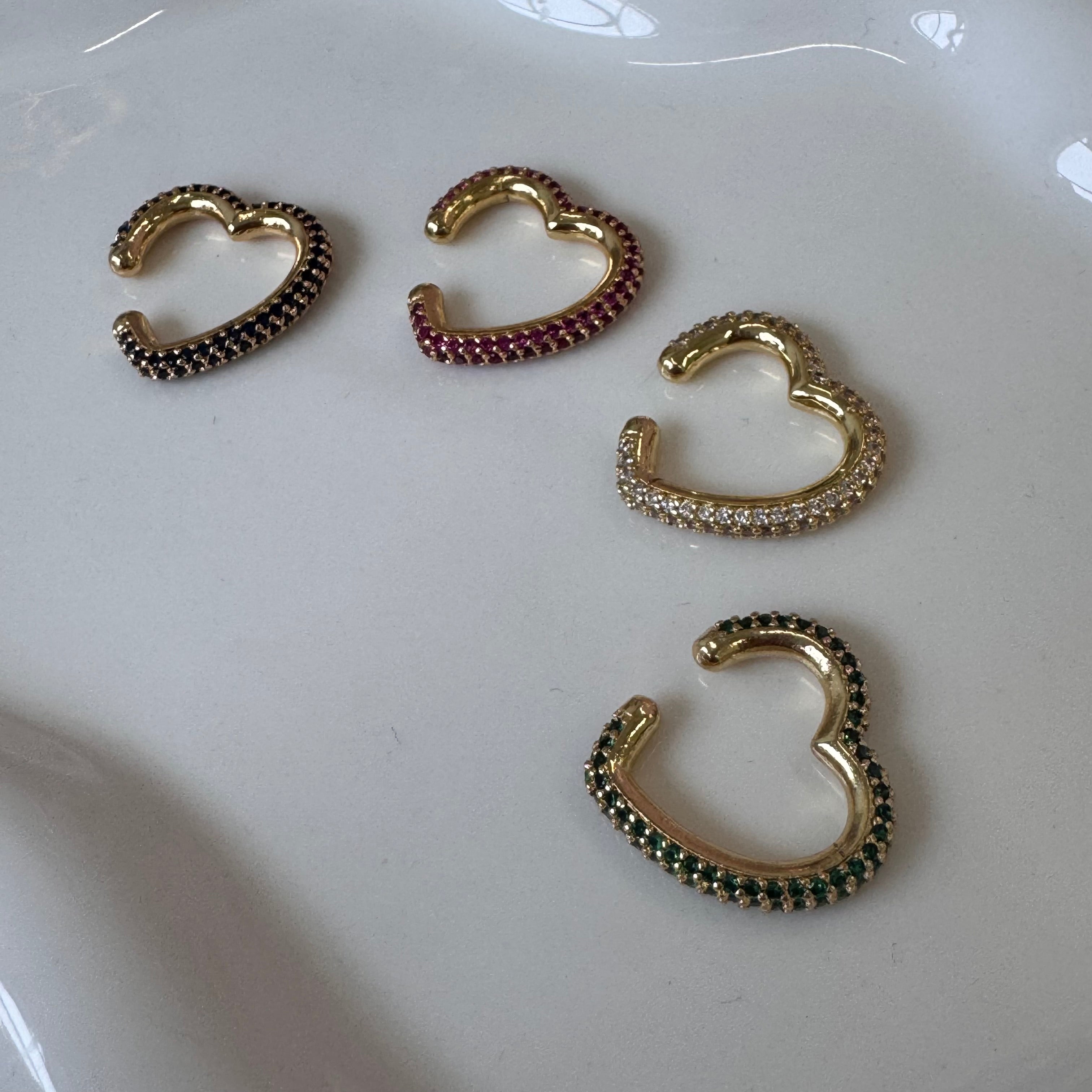 Heart Glam Earcuff