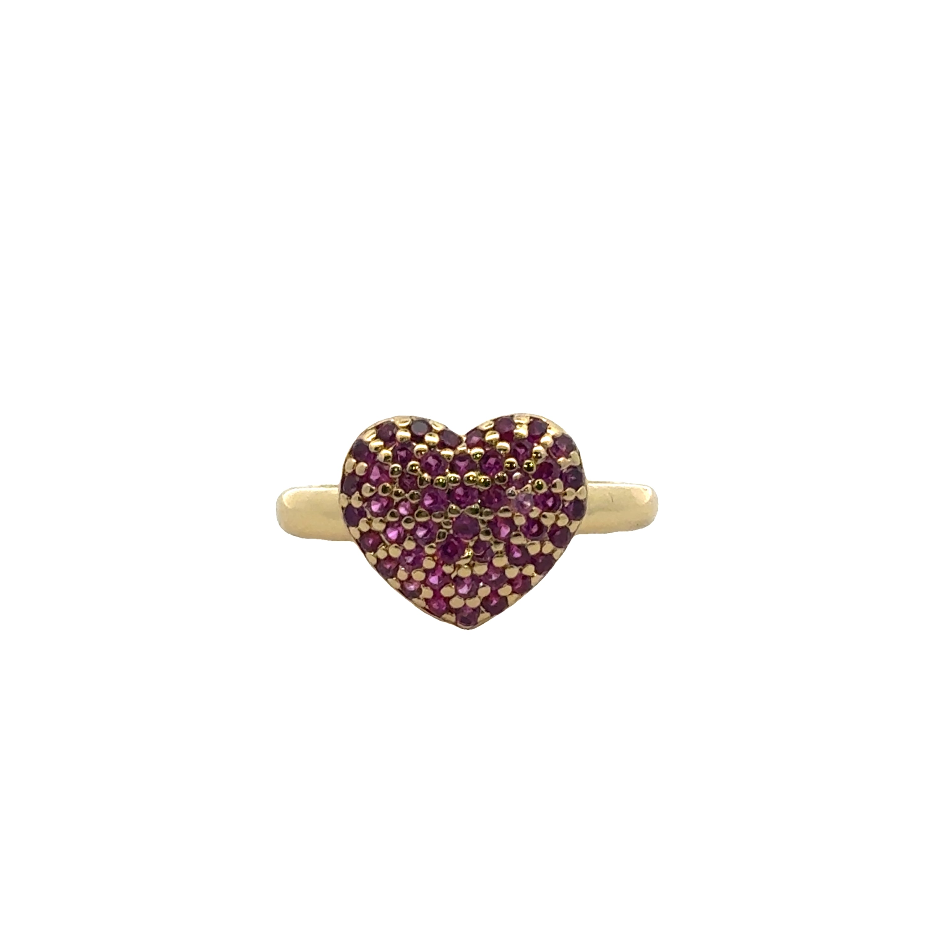 Full Zirconium Heart Ring