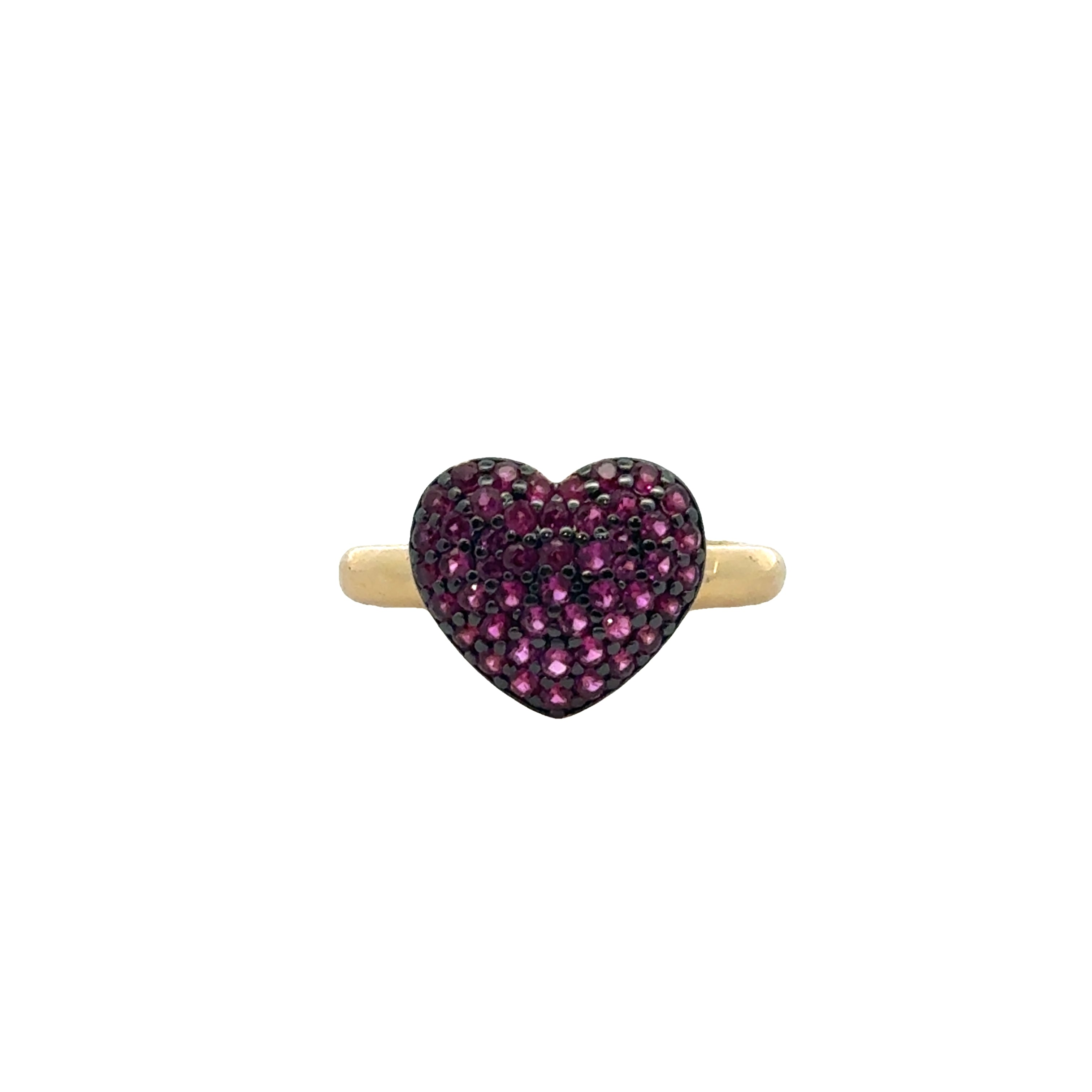 Full Zirconium Heart Ring