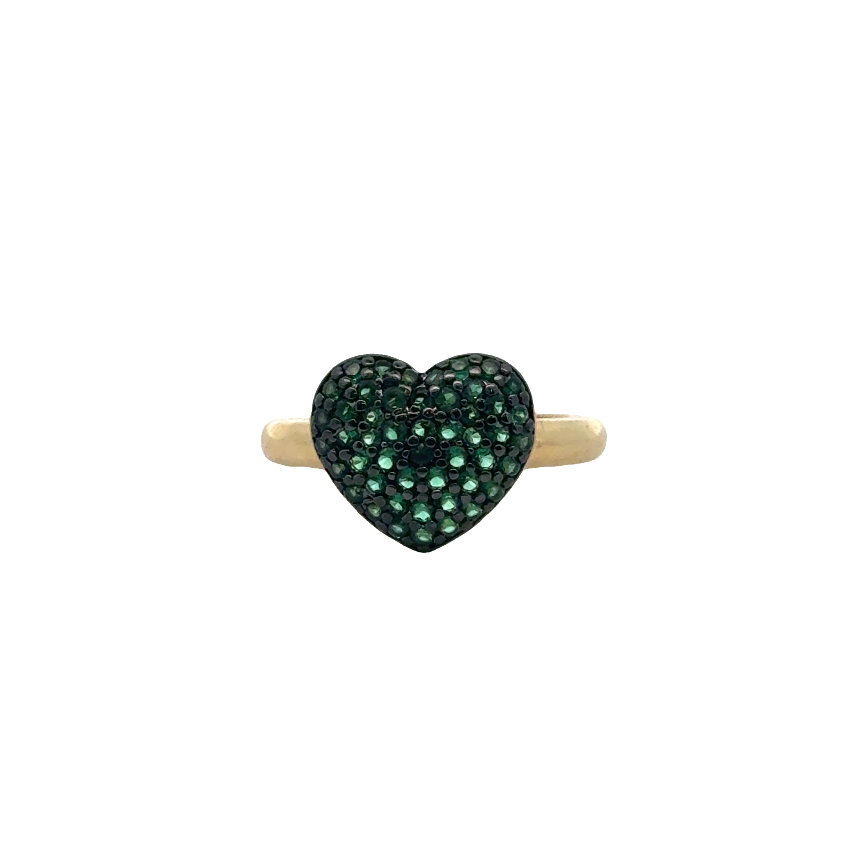 Full Zirconium Heart Ring
